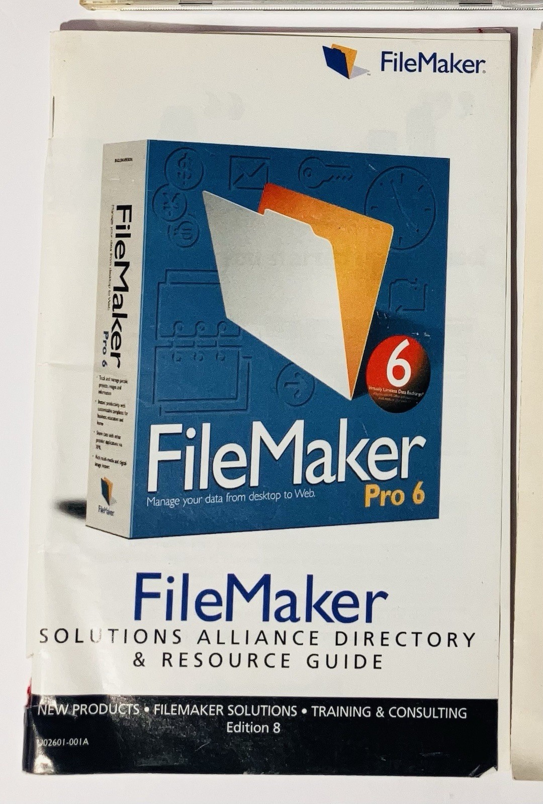 FileMaker Pro 6 Developer 6 Mac CD Software Manuals License 2002 Database