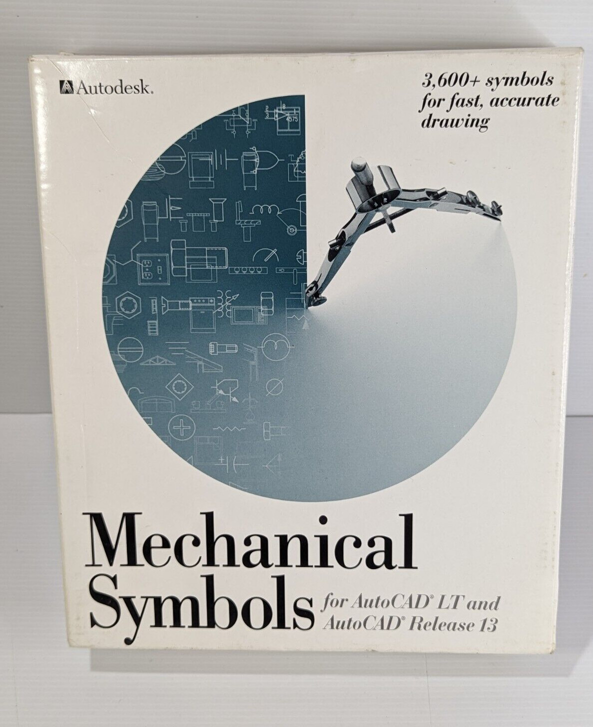 Mechanical Symbols For AutoCAD LT for Windows Autodesk 1995 Software CD Rom