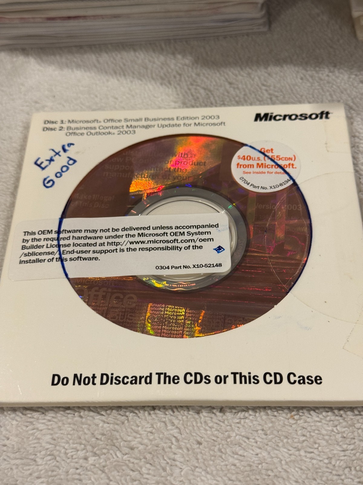 Microsoft Office Small Business Edition 2003 with Business Contact Manager