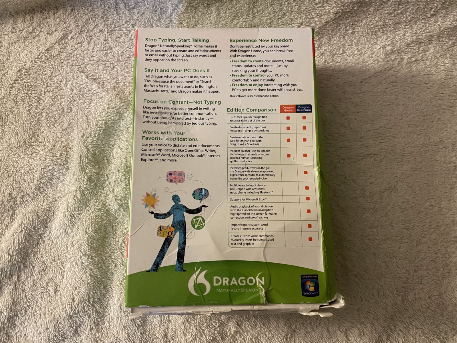 Dragon Naturally Speaking Software v11.5 with HEADSET INCLUDED!