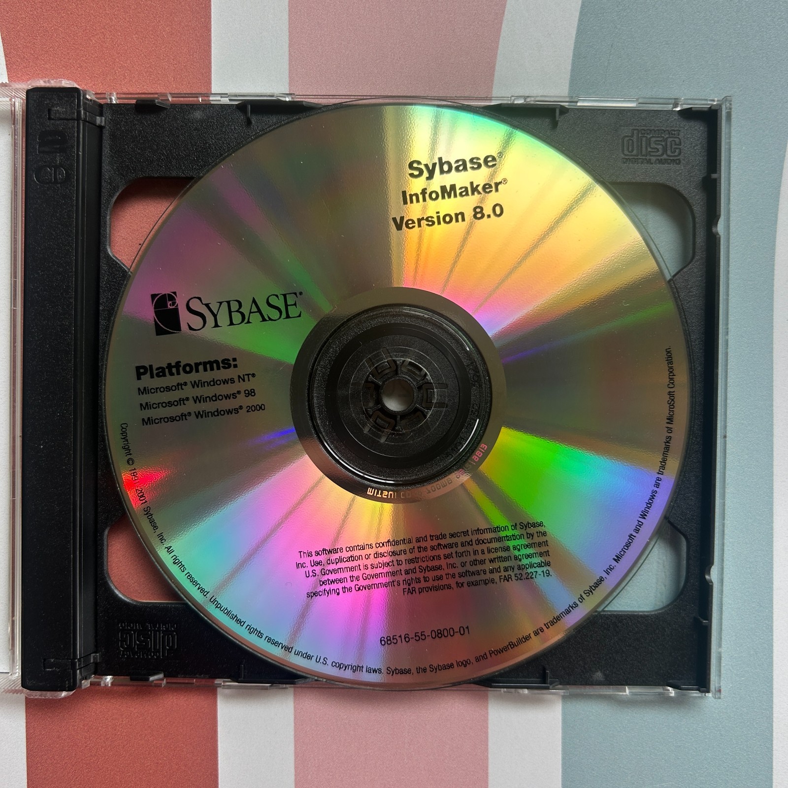Sybase InfoMaker Version 8.0 CD Set w/ Getting Started and Key Microsoft Windows