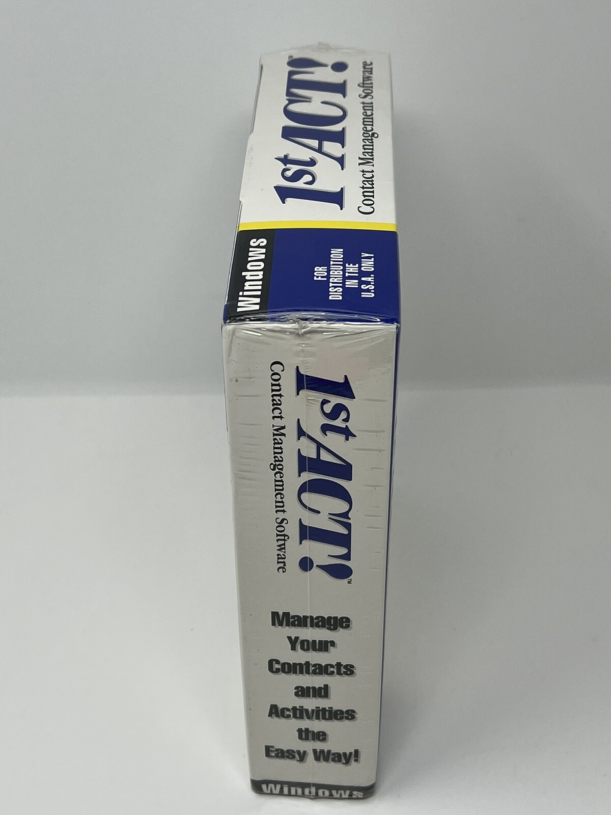 1st ACT! Contact Management Software for Windows 1992 Vintage New Sealed