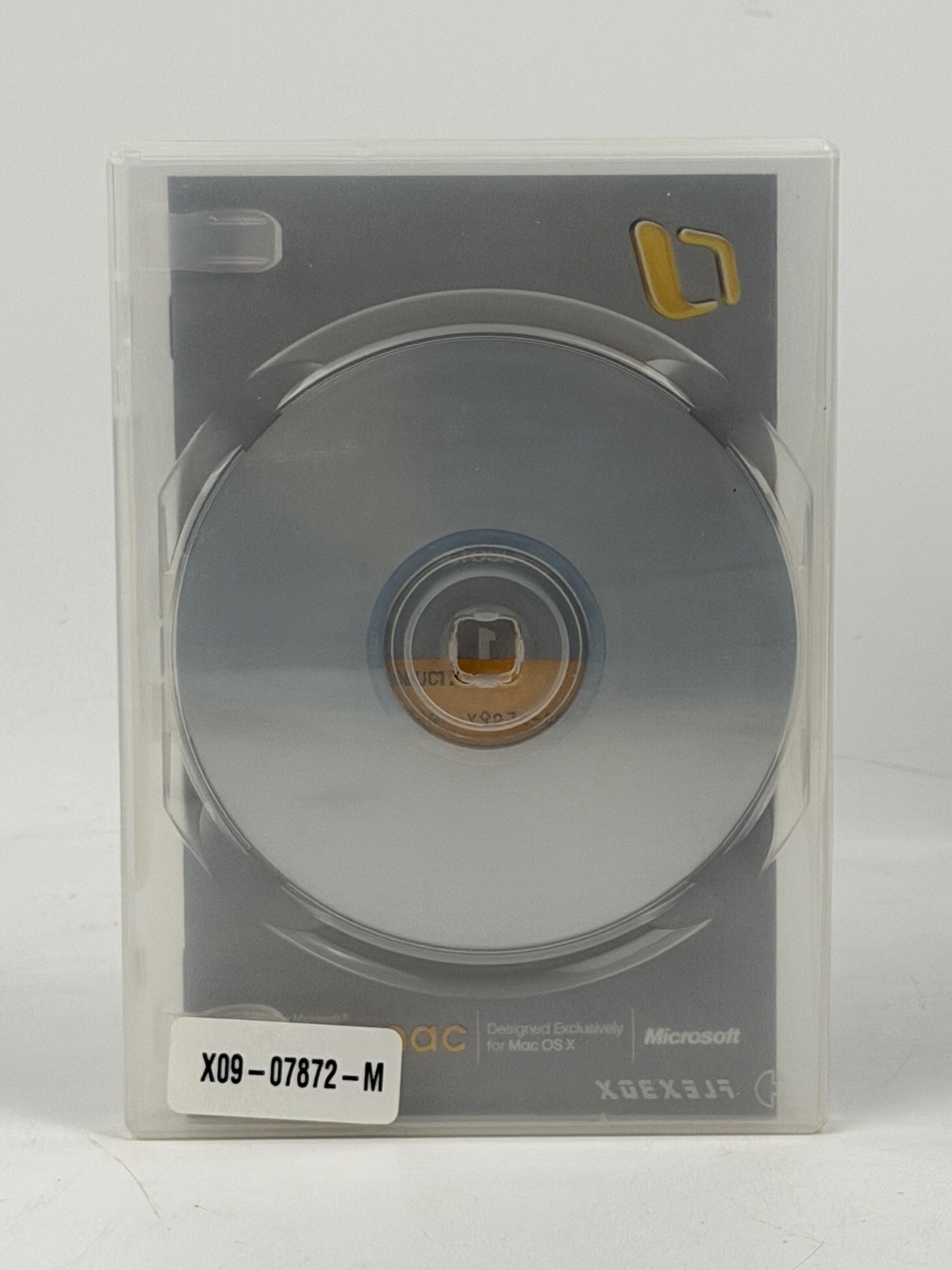 Office Mac OS X Software Disc CD 2001 Serial Product Key Number Case VG!
