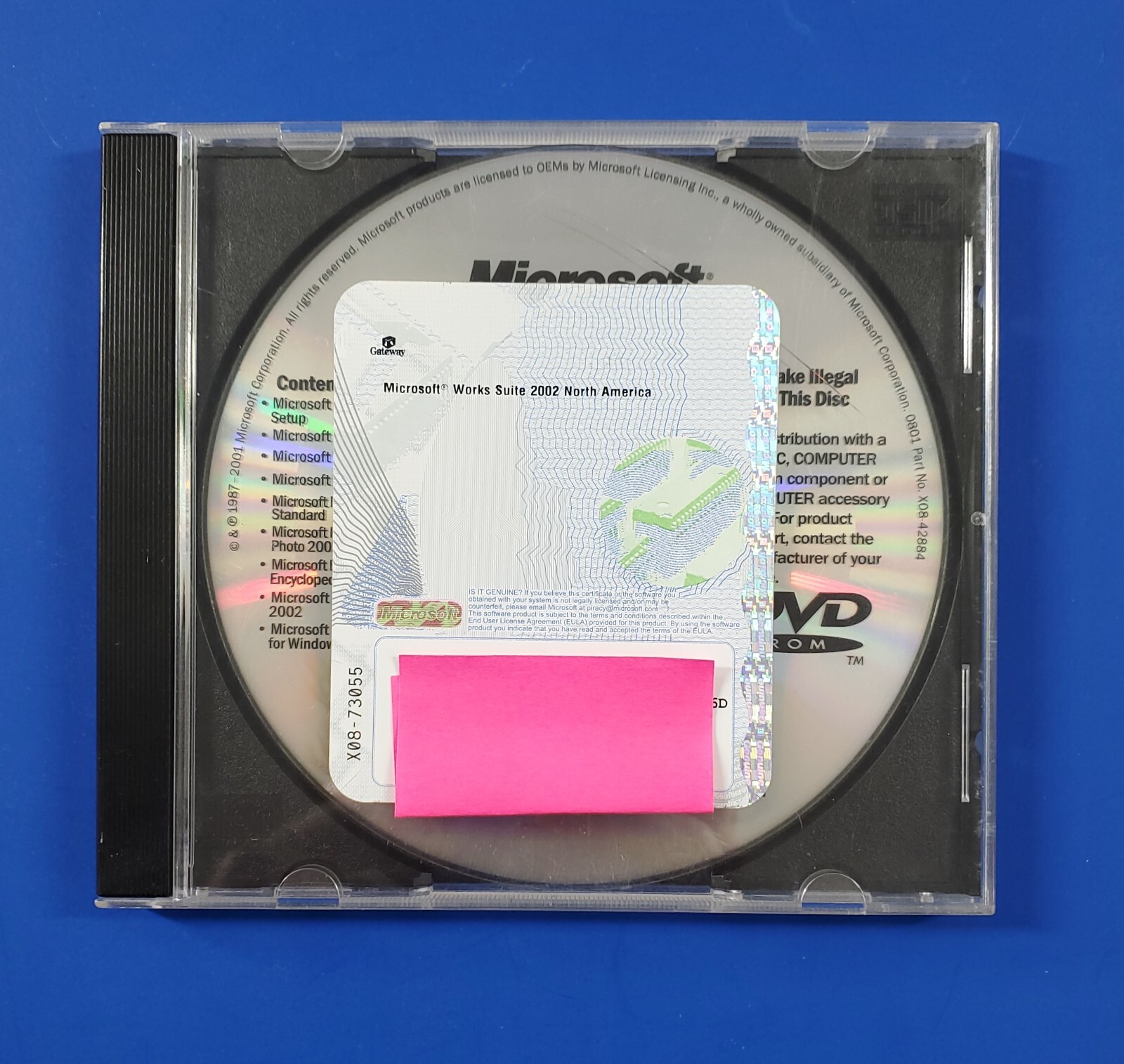 Vintage Microsoft Works Suite 2002 DVD ROM Word Clipart Money Encarta