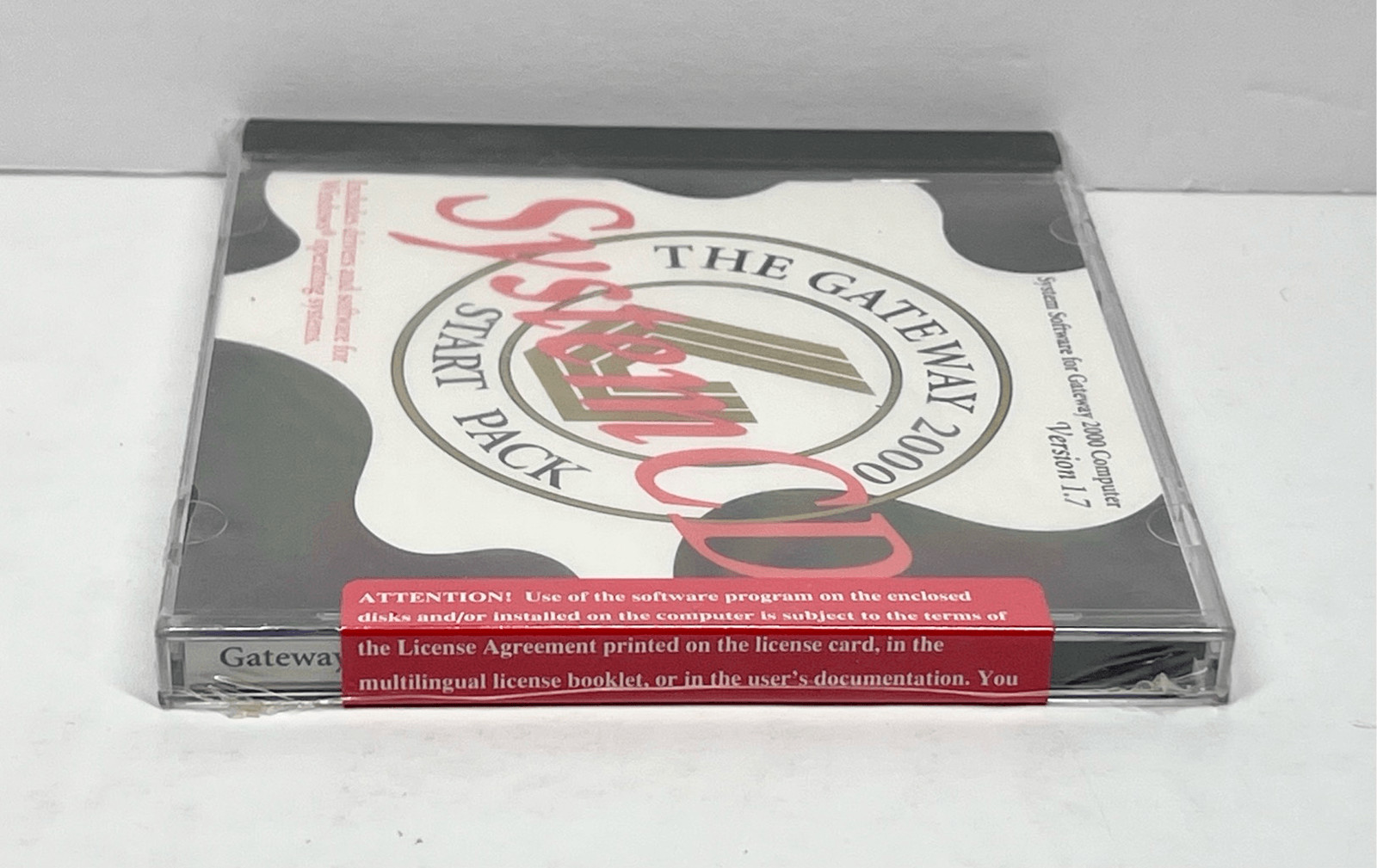 Vintage Gateway 2000 Start Pack Version 1.7 System CD Software NEW SEALED