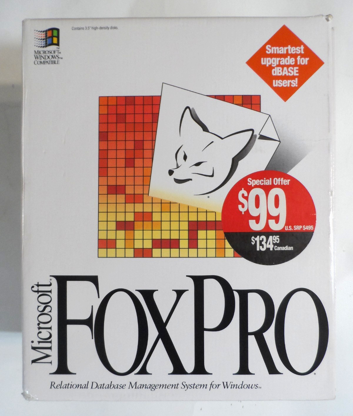 OPENED/SEALED CONTENTS – Microsoft FoxPro Database Management Ver. 2.6