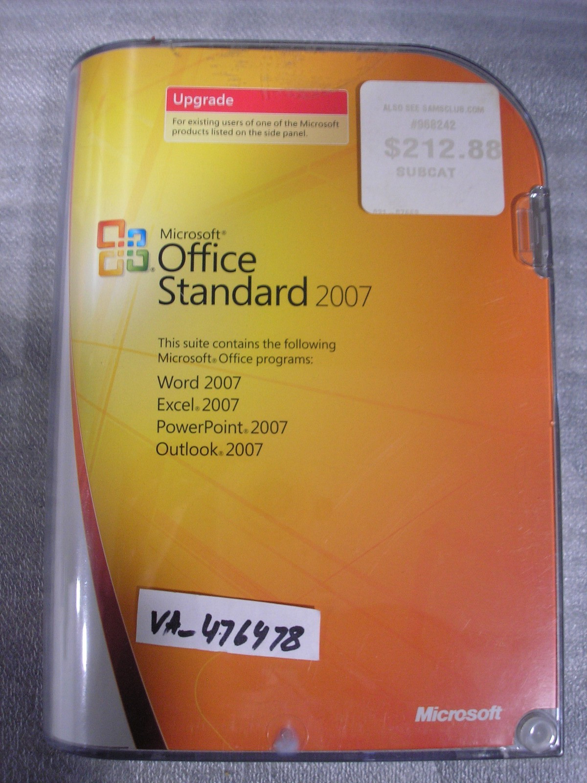 Microsoft Office 2007 Standard Upgrade Edition =NEW RETAIL BOX=