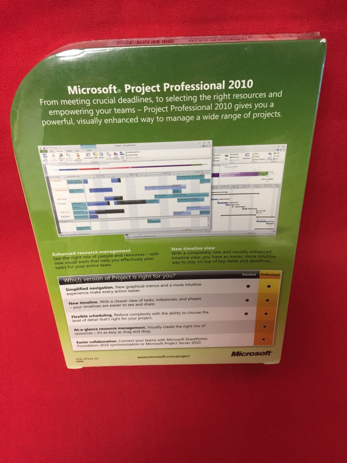 Microsoft Project Professional 2010 NEW SEALED