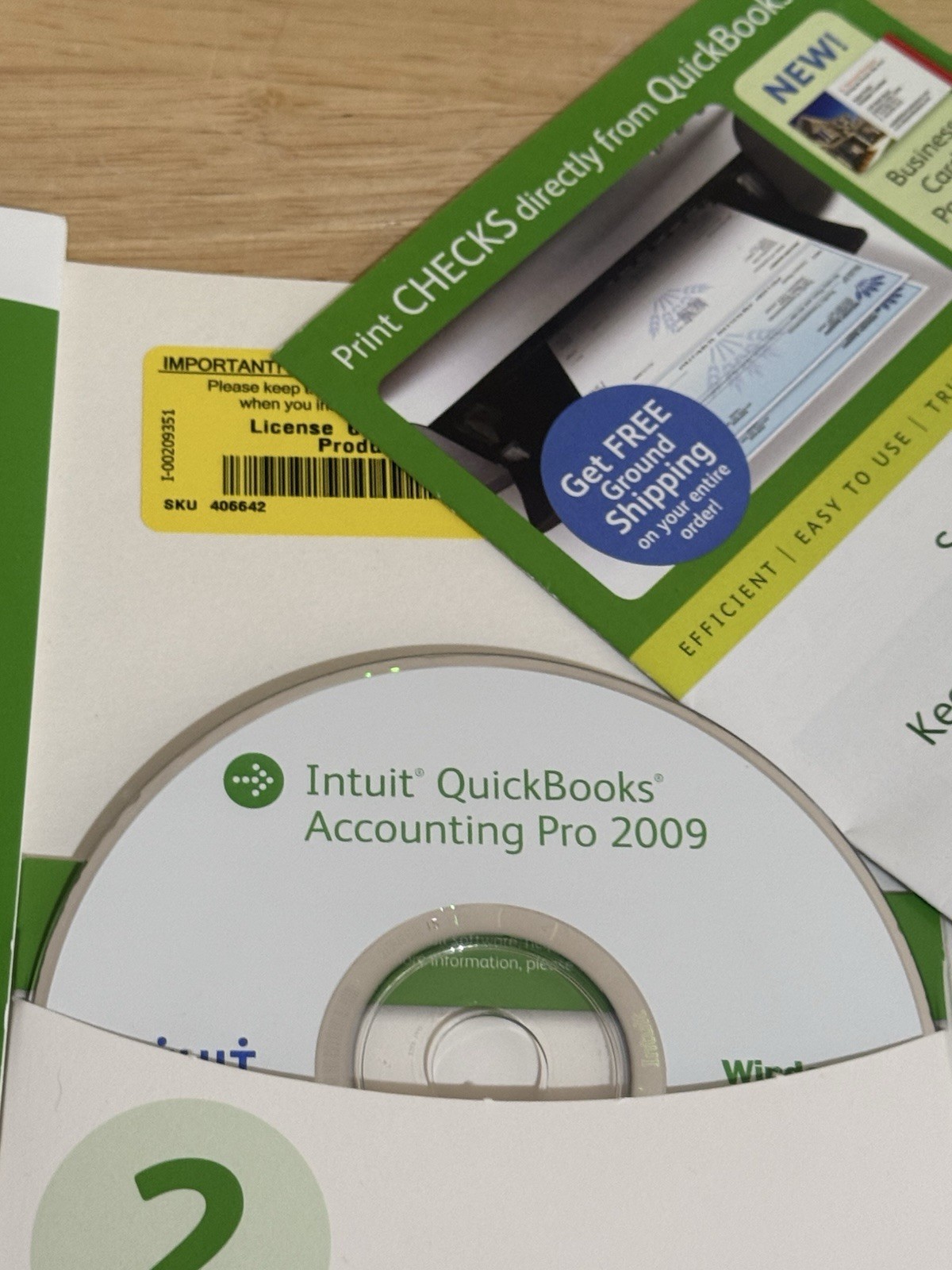 INTUIT QUICKBOOKS PRO 2009 FOR WINDOWS FULL RETAIL US VERSION