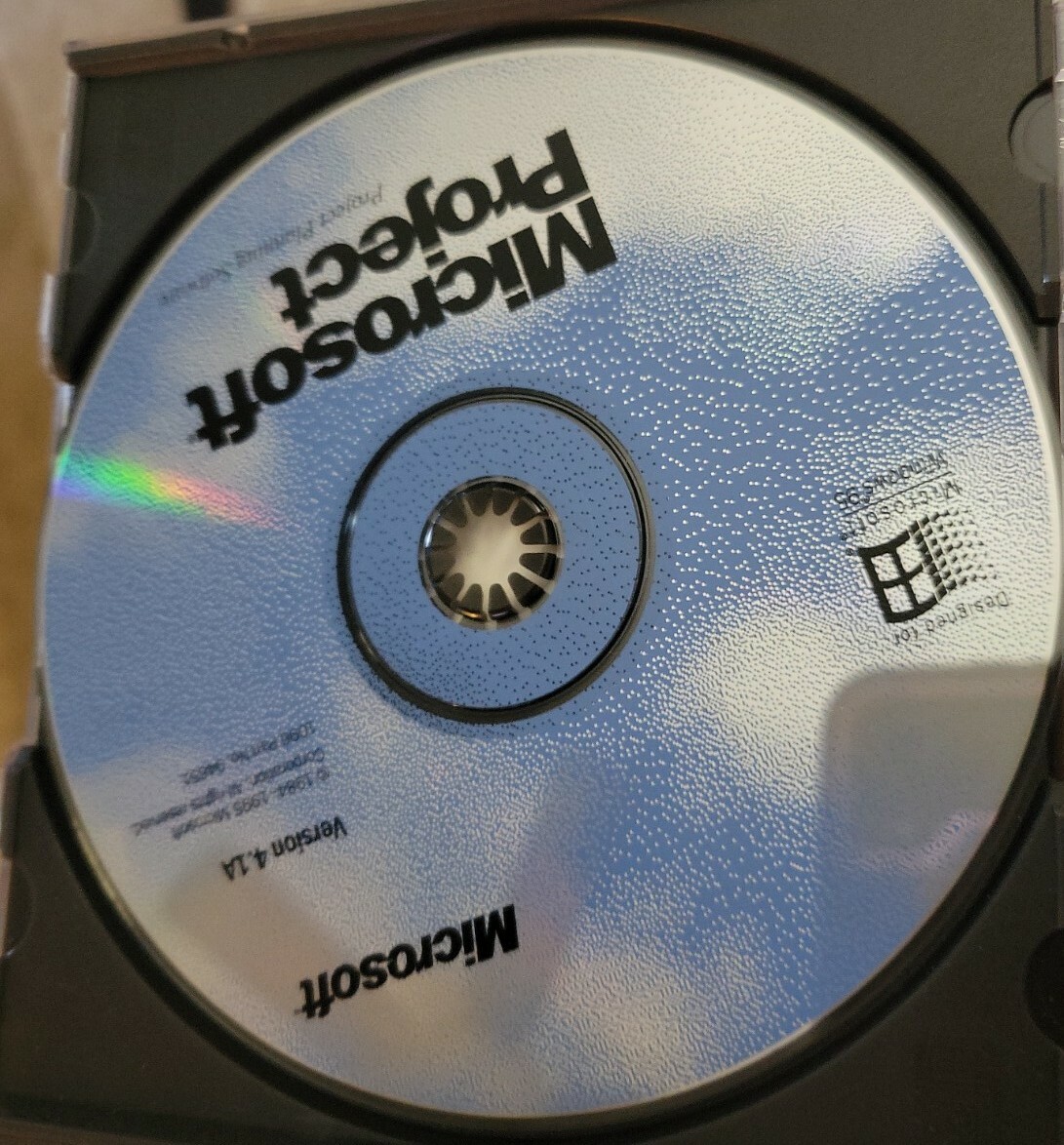 Microsoft Project Version 4.1 PC CD-ROM 1995 software for Windows 95