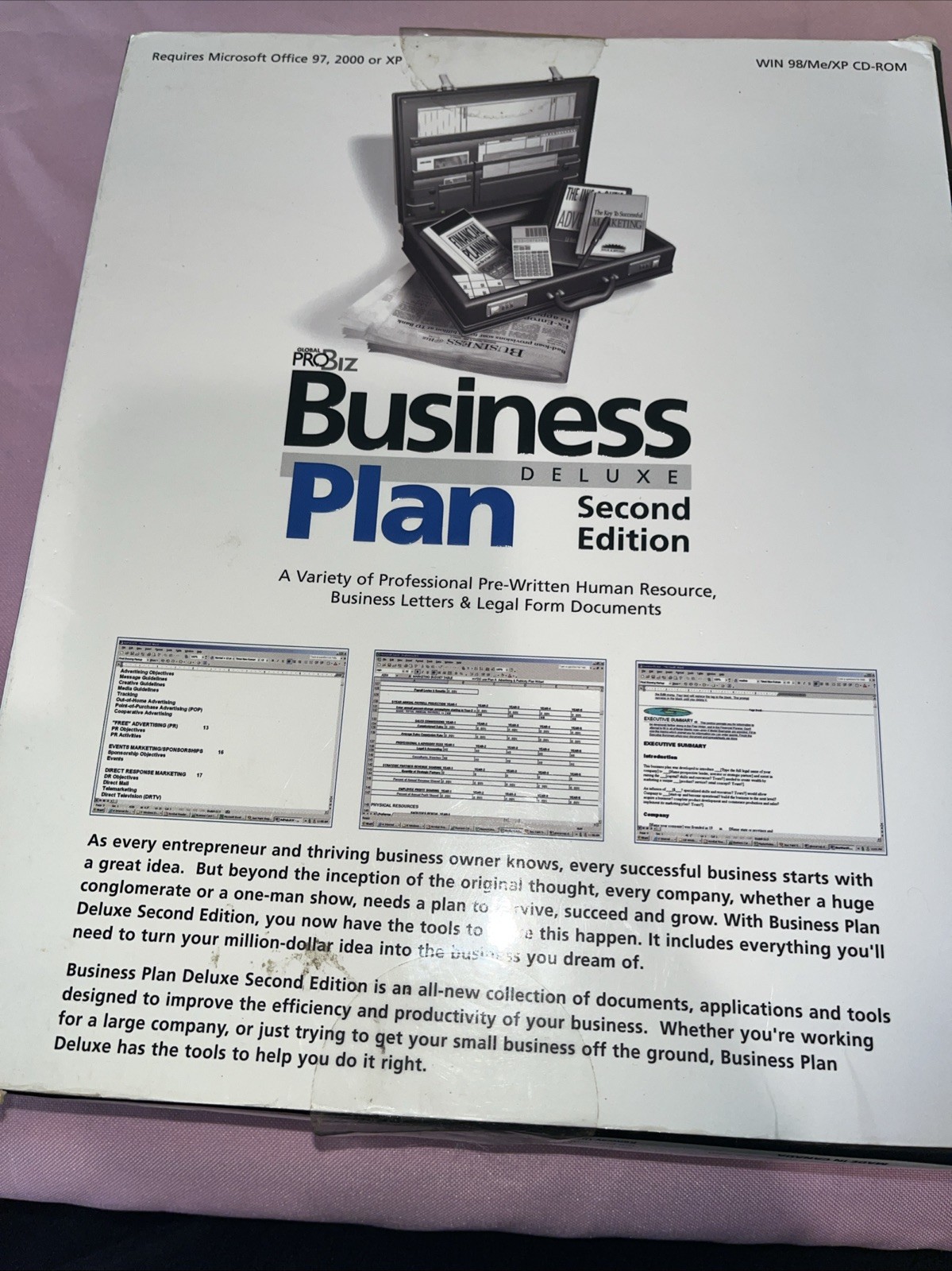 ProBiz Business Plan 2nd Edition PC Entrepreneur Document Templates Tools SEALED