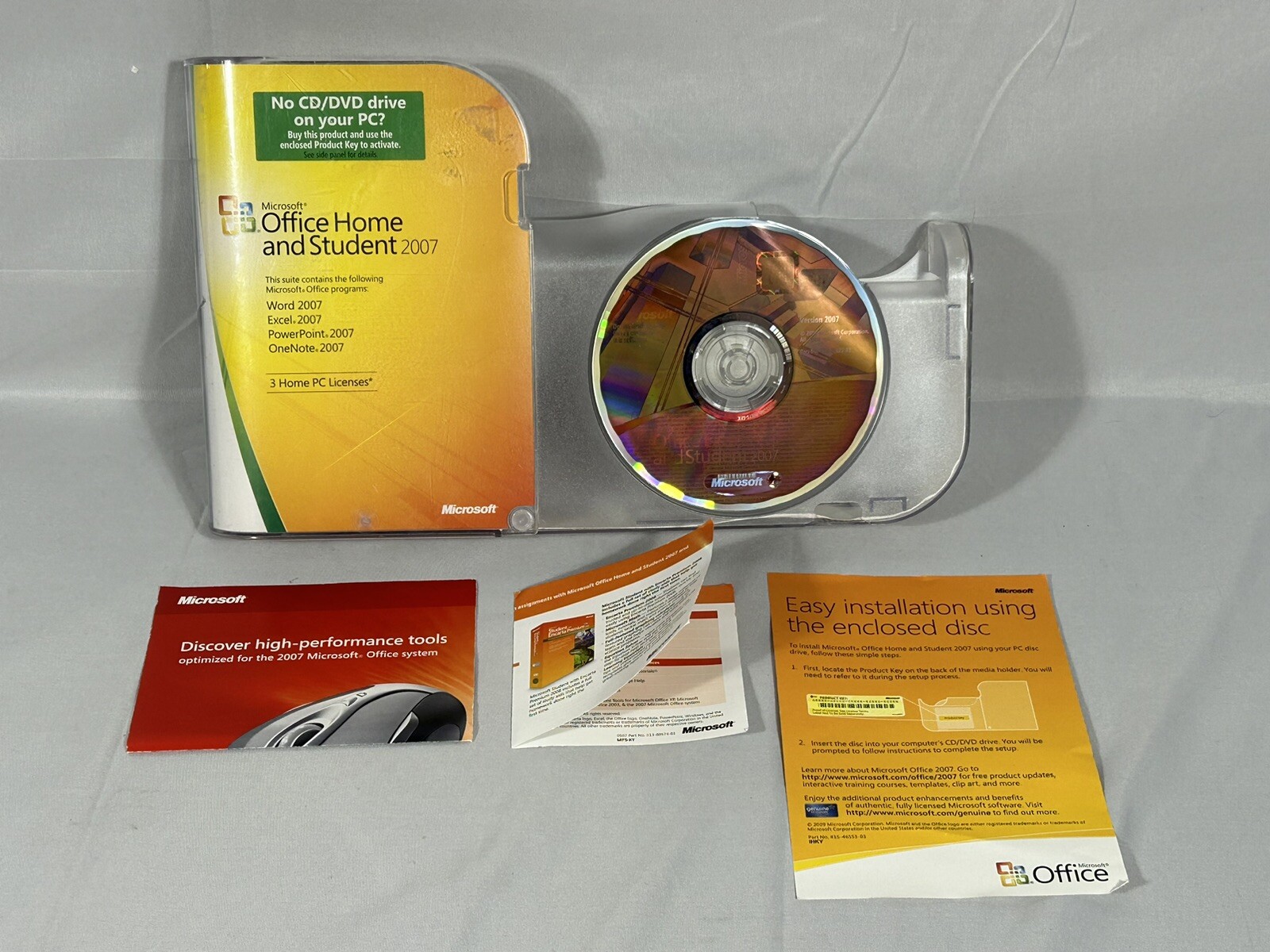 Microsoft Office Home And Student 2007 Windows w/ Product Key