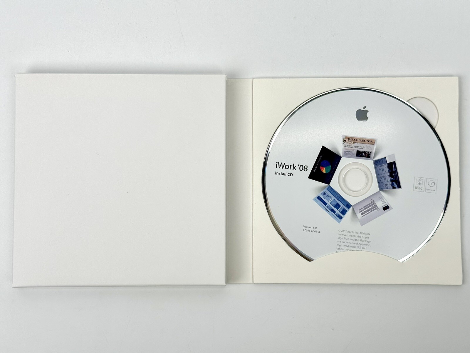 iWork ’08 Version 8.0.1 Apple KLY