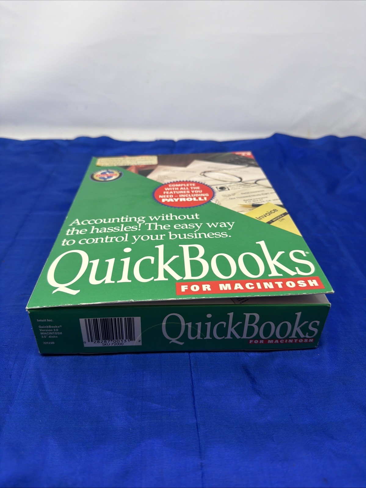 QuickBooks for Macintosh Version 3.0 Floppy Disk Vintage Accounting Software