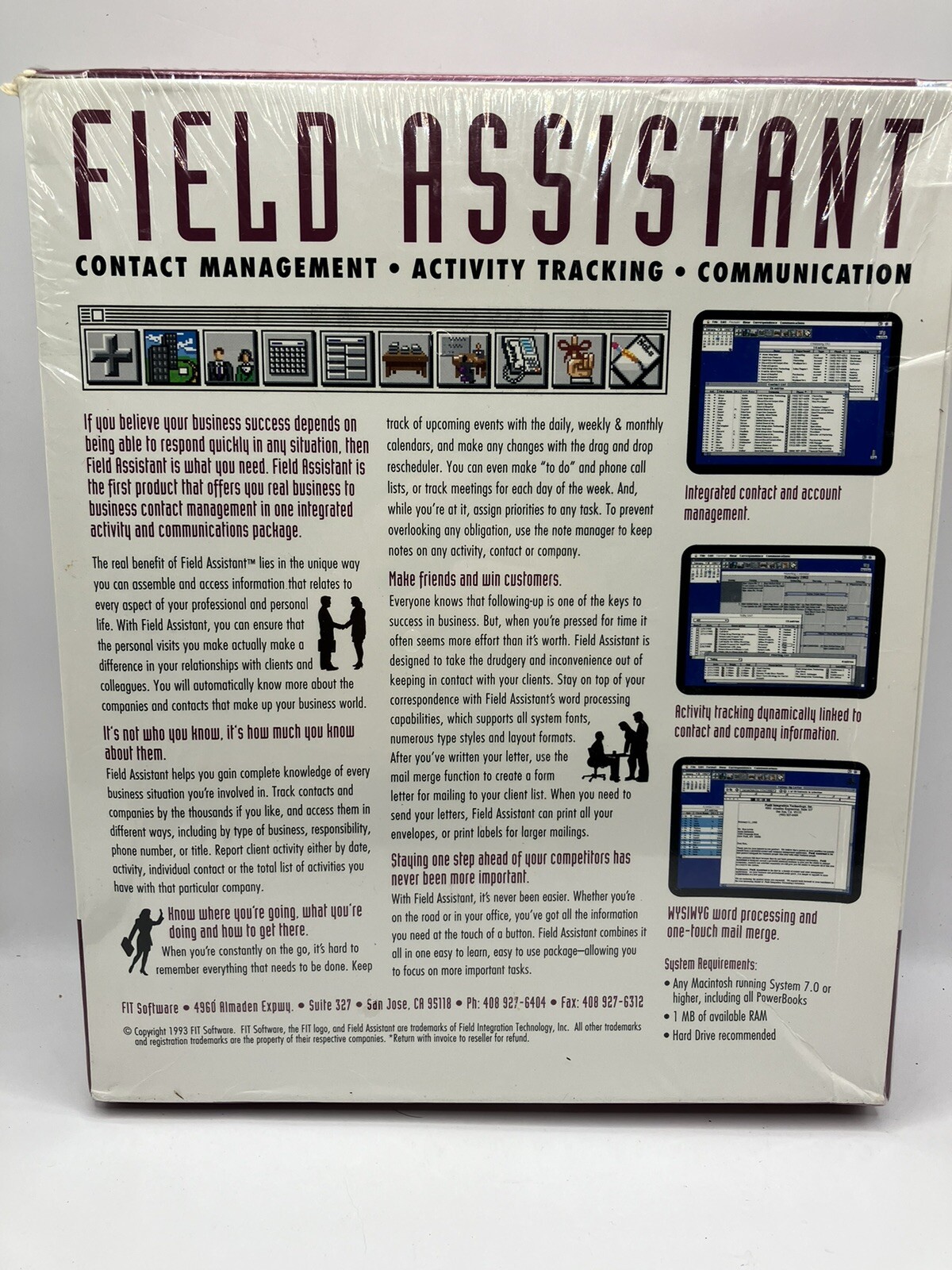 Field Assistance Contact Management, Activity Tracking, & Communication for Mac