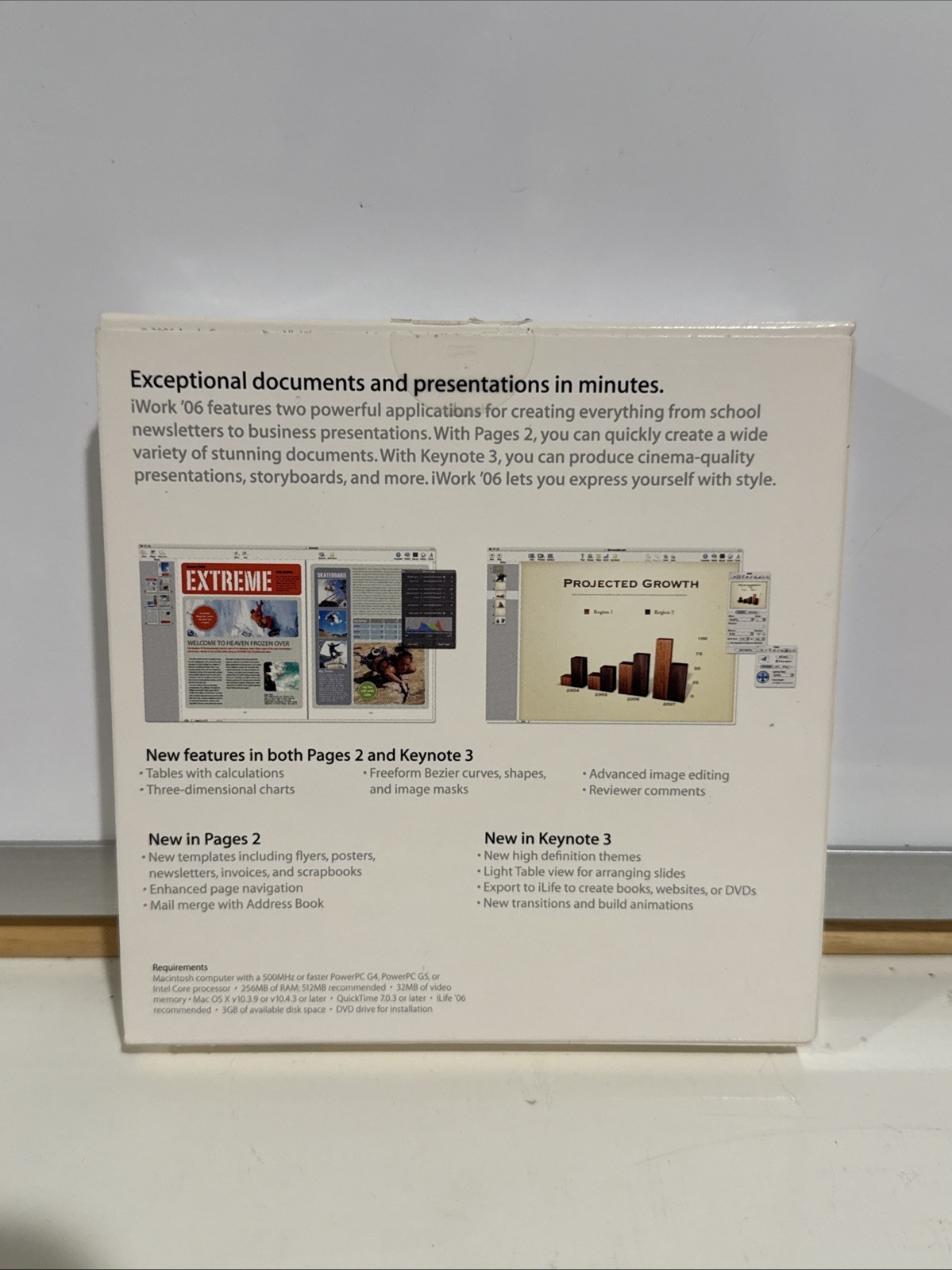 Apple iWork ’06 Full Version for Mac, Software, Installation.