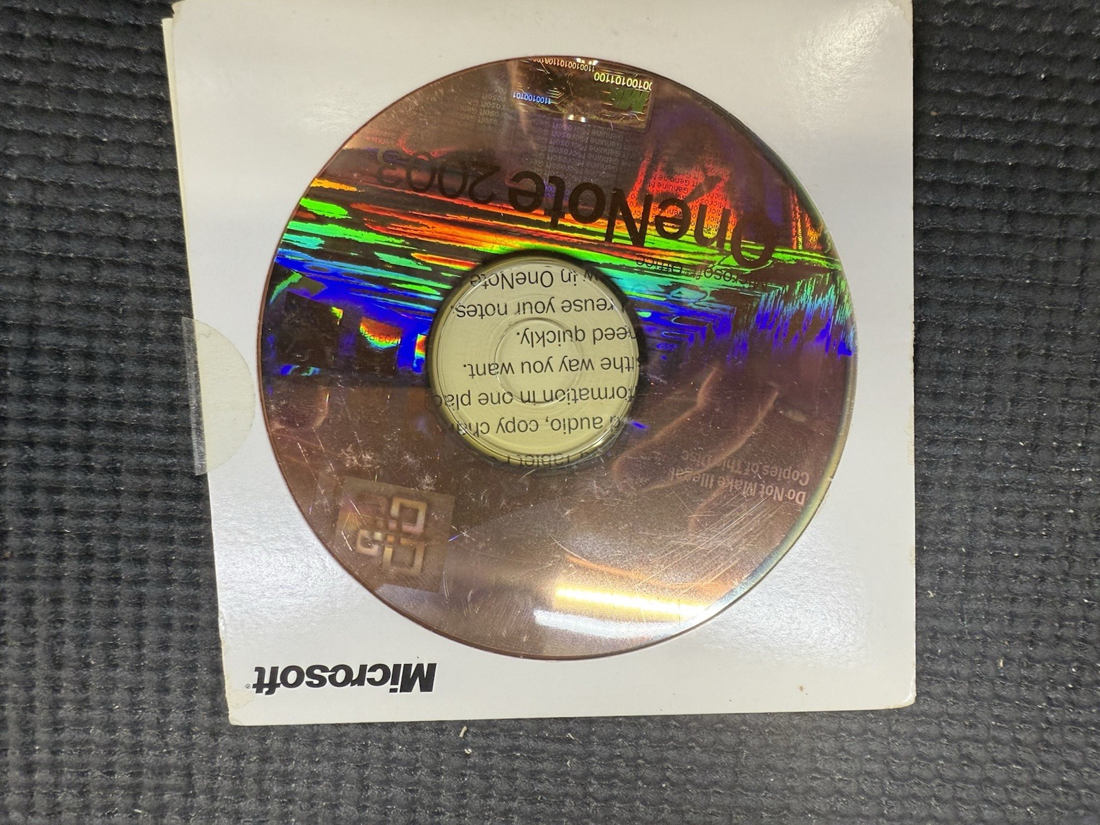 Microsoft One Note 2003 with Product Key Version