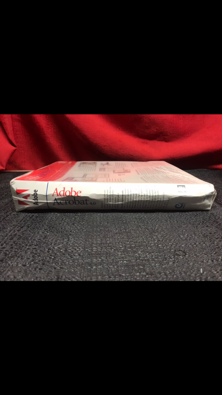 Adobe Acrobat 4.0 for Windows 22001201 ACRO, 4.0, WIN, RET UE,CD – NEW – SEALED