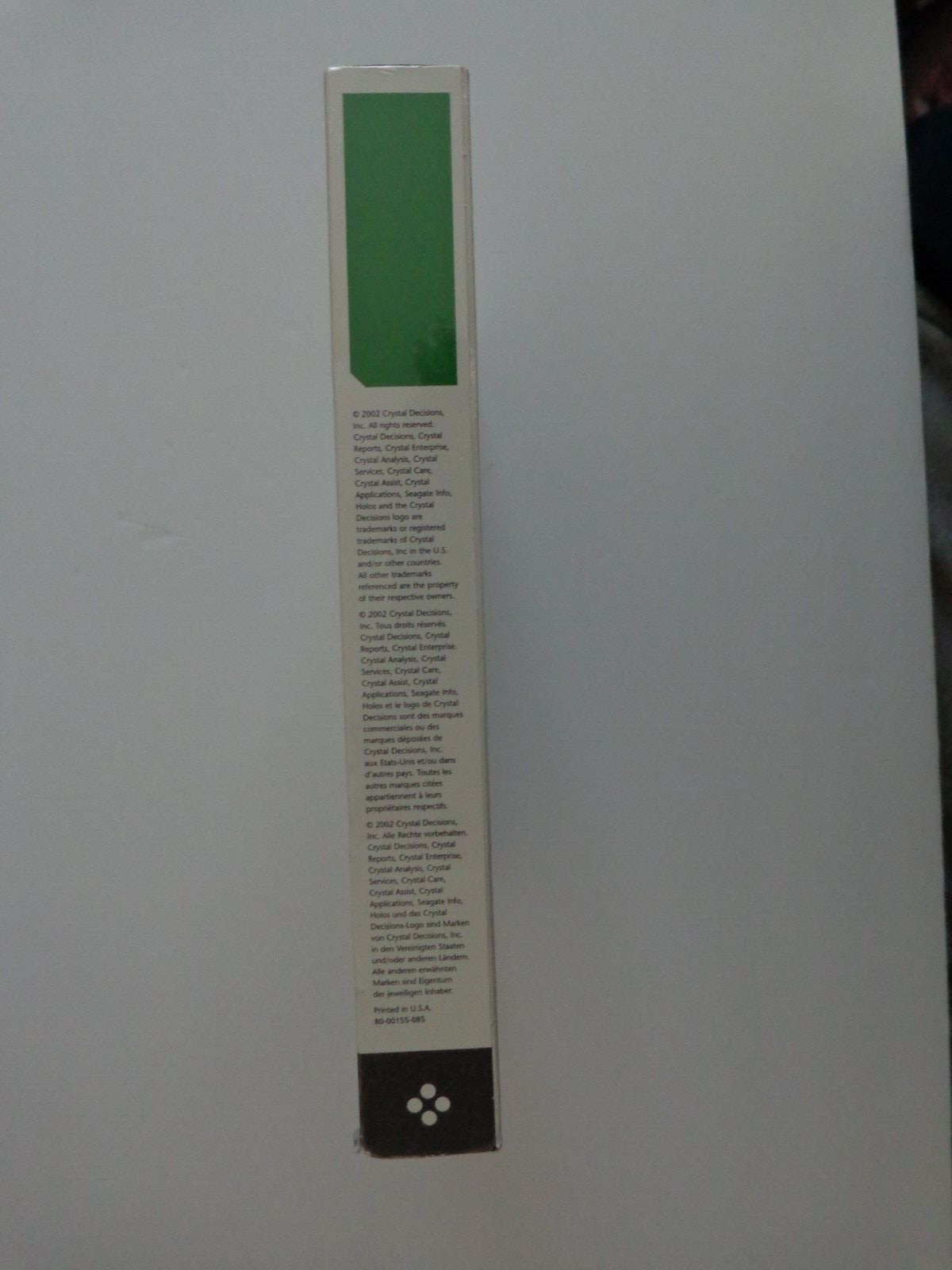 Crystal Reports 9 Professional Full Product For Windows ( Sealed Retail Box)