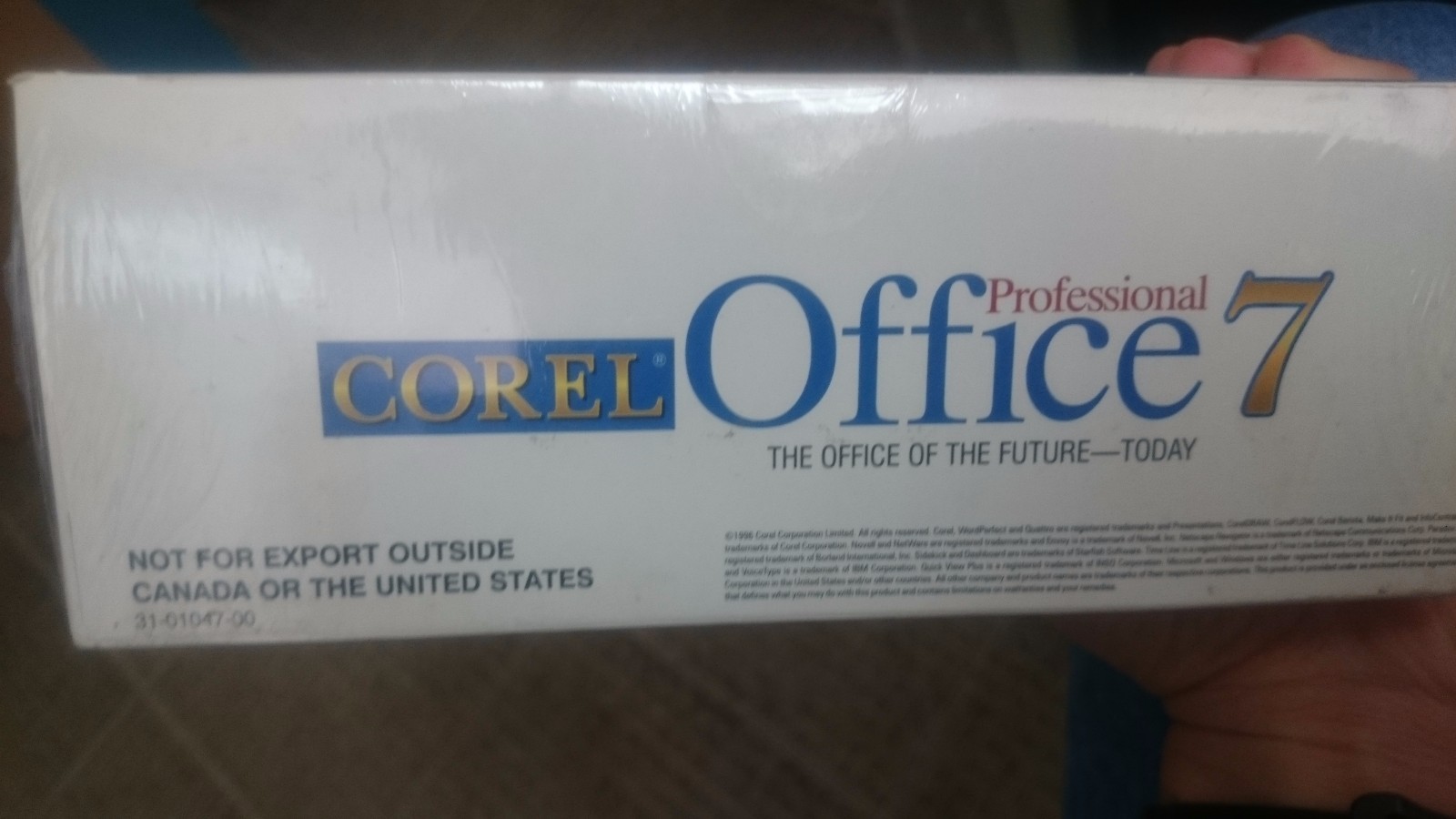 Corel Office Professional 7 CD and User Manual, Corel Office Professional 7