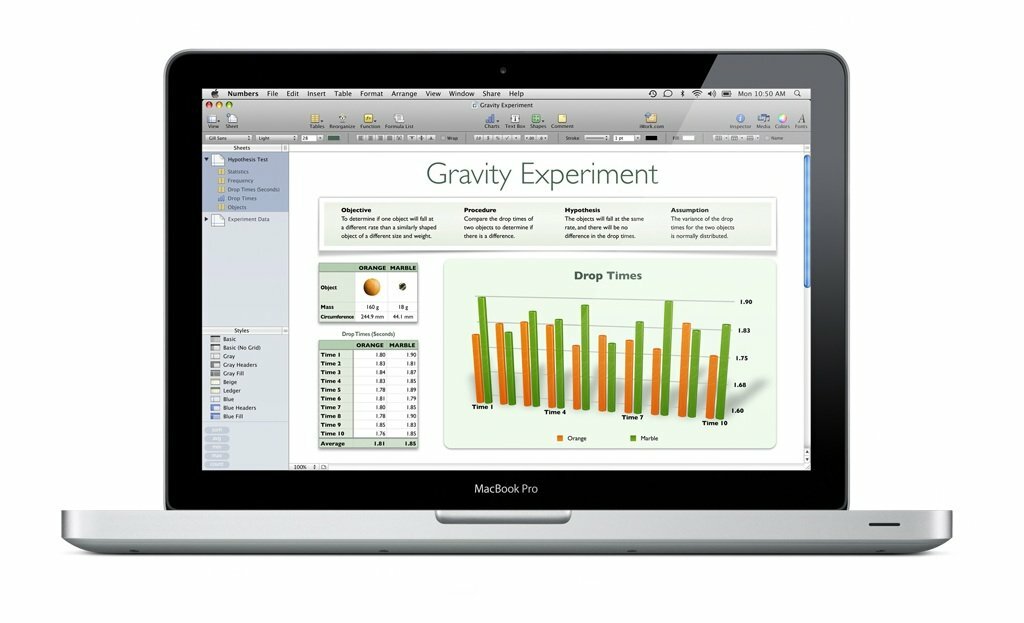 Apple iWork 2009 (Retail) (1 User/s) – Full Version for Mac MB942Z/A V9.0