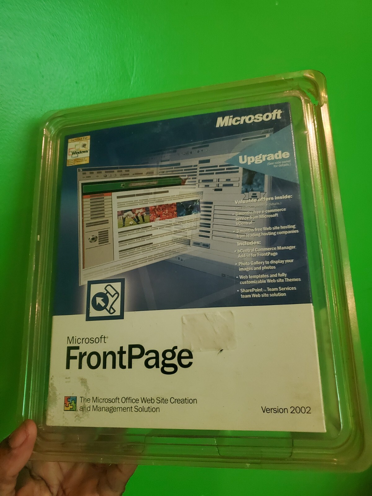 Microsoft FrontPage Version 2002 Upgrade