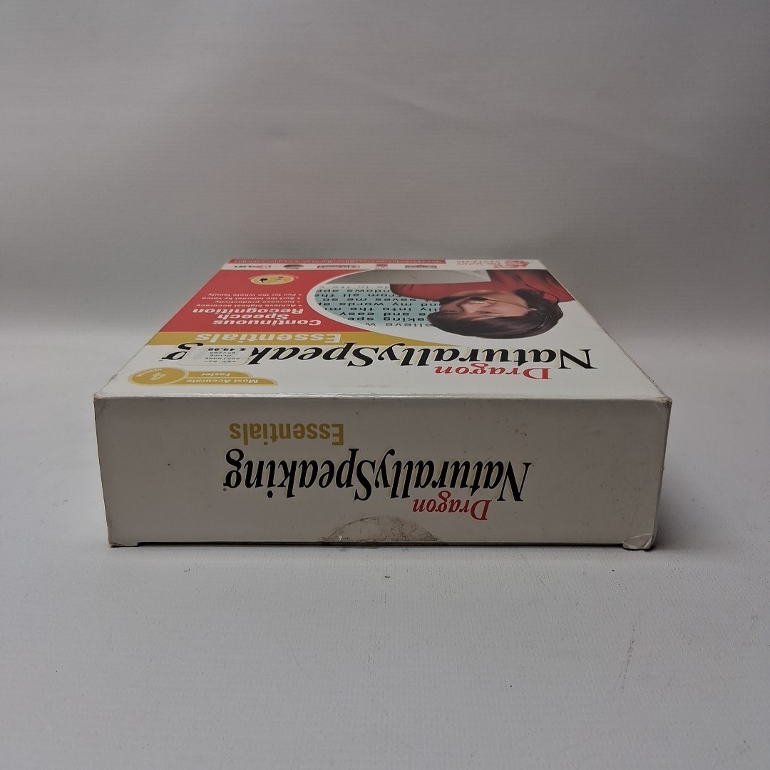 Dragon NaturallySpeaking Essentials Speech Recognition Windows 95 98 CD Software