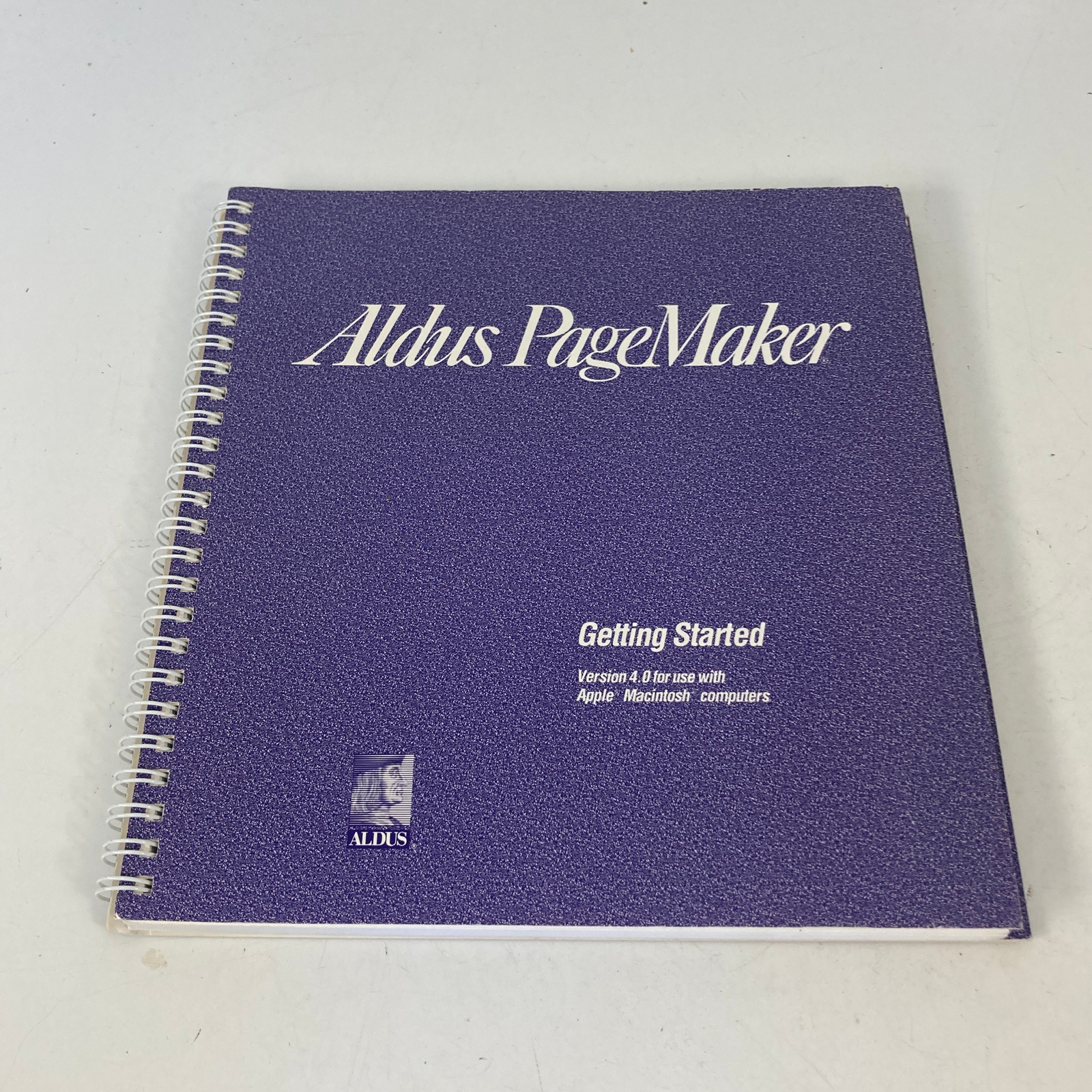 Aldus PageMaker Version 4.00 For Apple Macintosh 3.5″ Floppies 1990