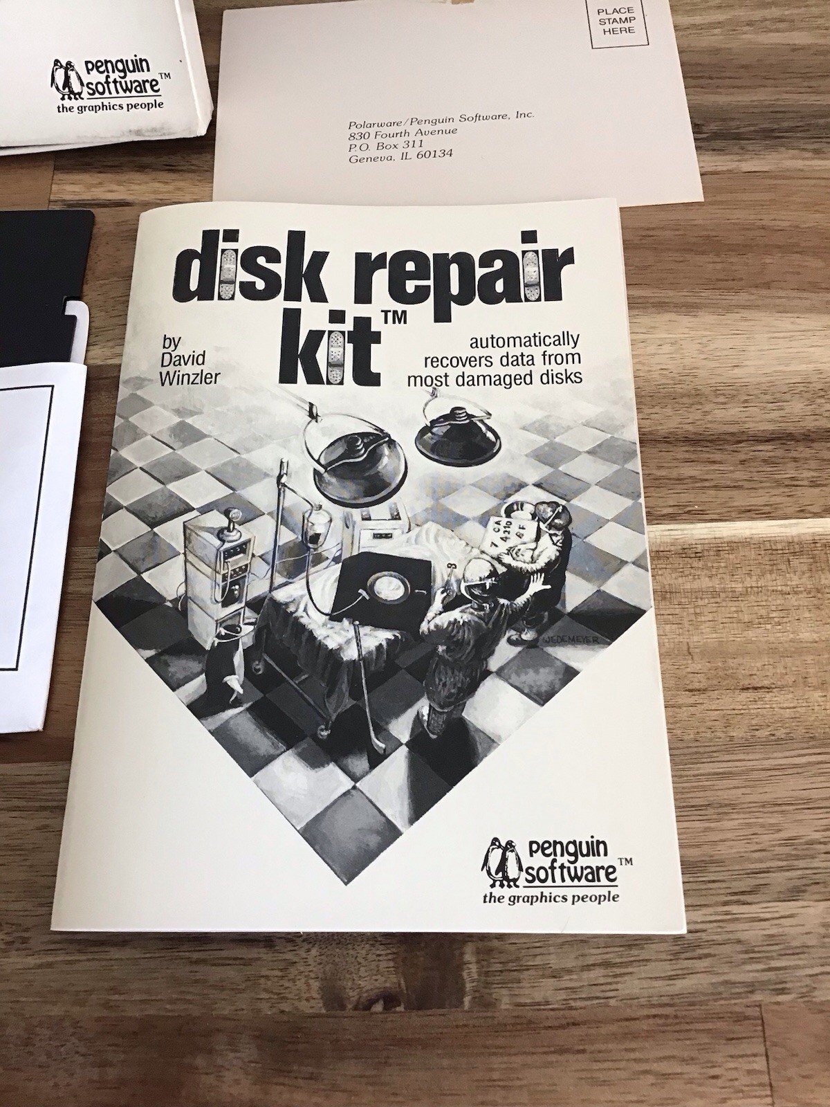 Vintage Apple II Disk Repair Kit Penguin Software David Winzler