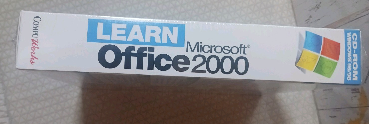LEARN Microsoft Office 2000 CD ROM SEALED BRAND NEW