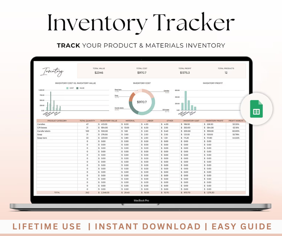 432 Set Excel Templates: Budget ǀ Debt Calculation ǀ Project ǀ Tracker ǀ Chart