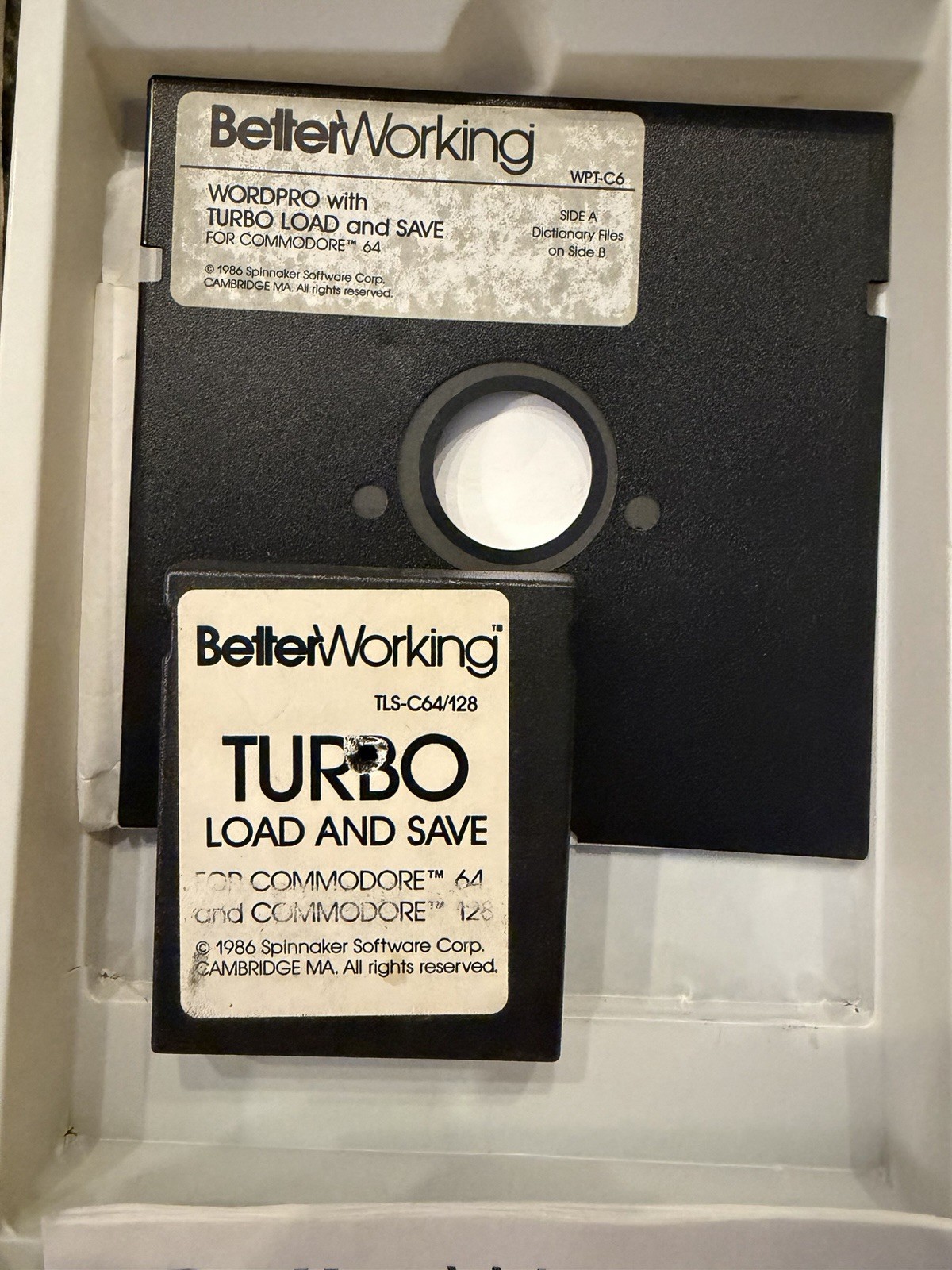 BetterWorking WordPro w/ Turbo Load & Save – Commodore 64/128 – Complete – 1986