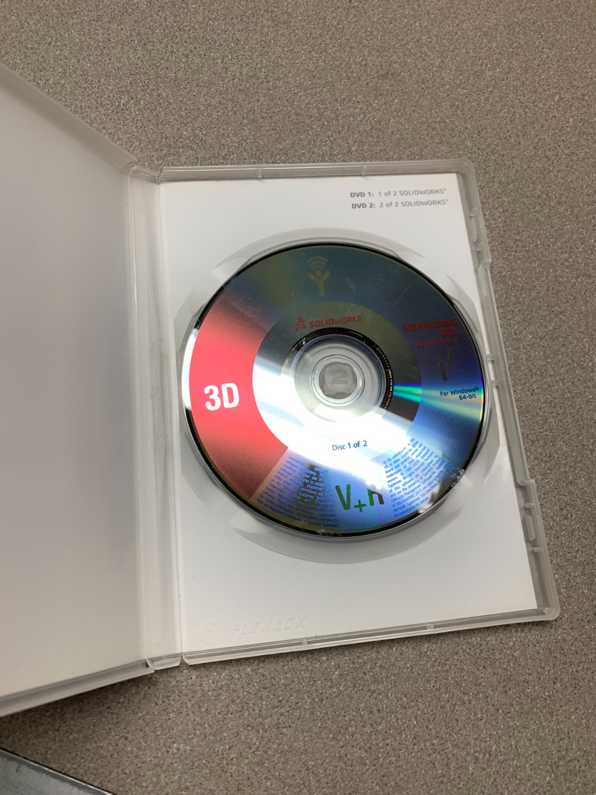 SOLIDWORKS 2015 3D Experience for Windows – Discs only