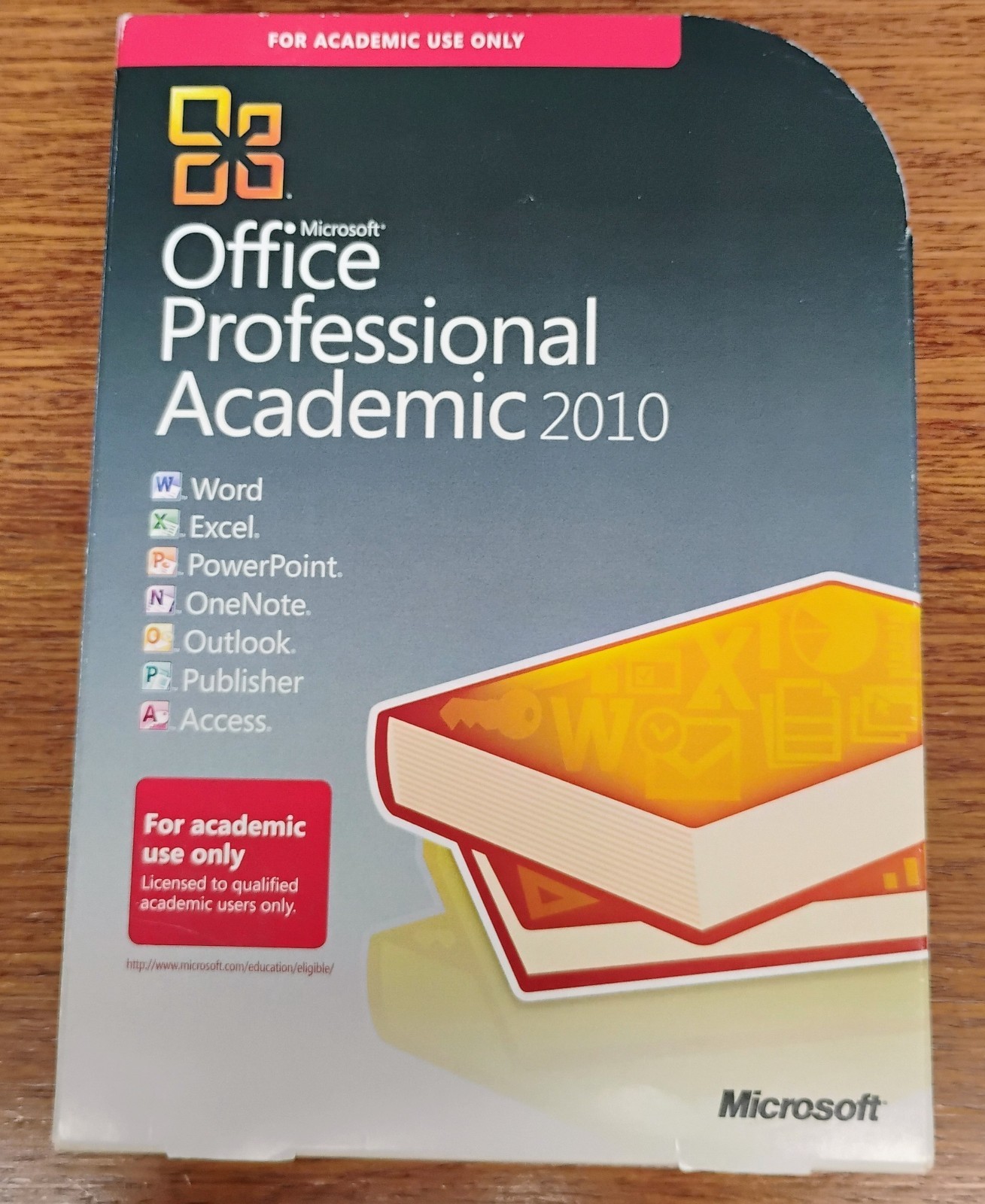 Microsoft Office 2010 Professional Academic Edition – Complete Box & DVD