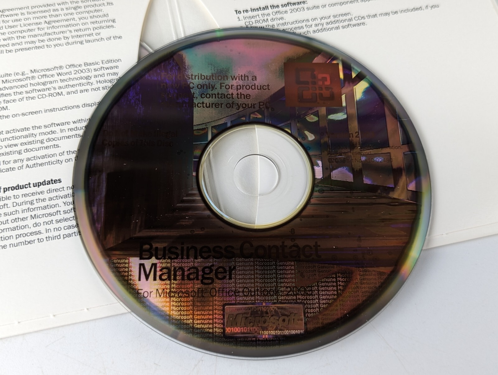 MS Office 2003 Professional Edition w Business Contact Manager