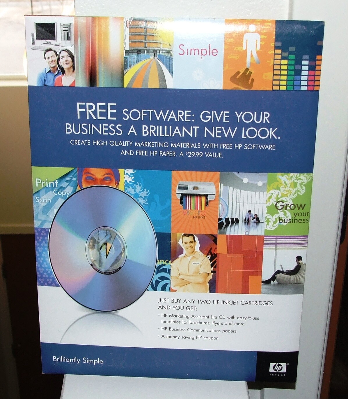 HP Marketing Assistant Lite CD, HP Business Communication Papers – NWT