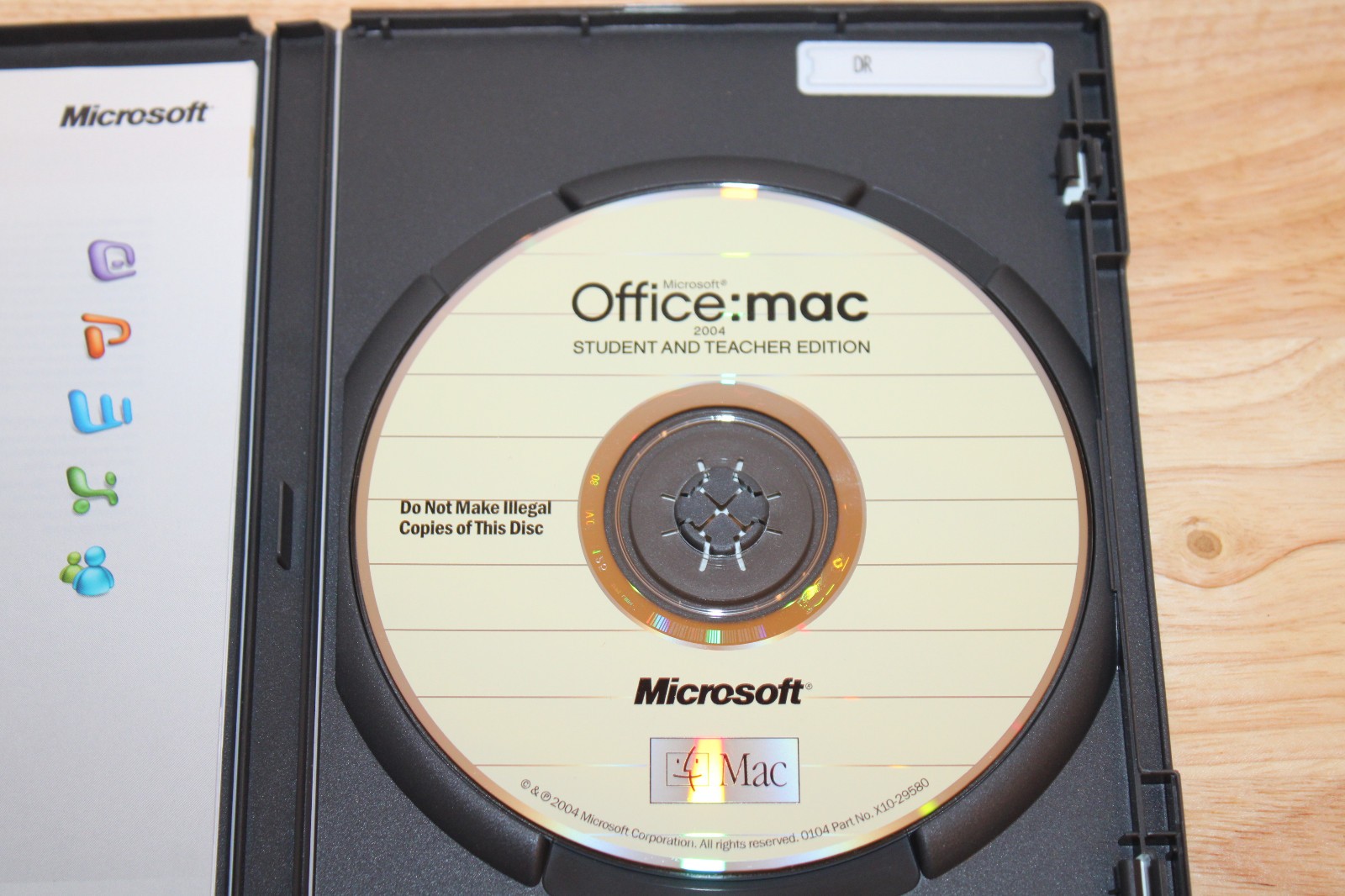 MICROSOFT Office 2004 APPLE Mac Student and Teacher Edition 3 PRODUCT KEYS
