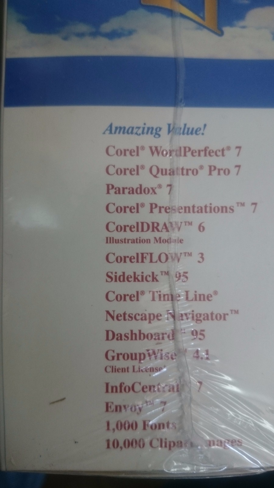 Corel Office Professional 7 CD and User Manual, Corel Office Professional 7