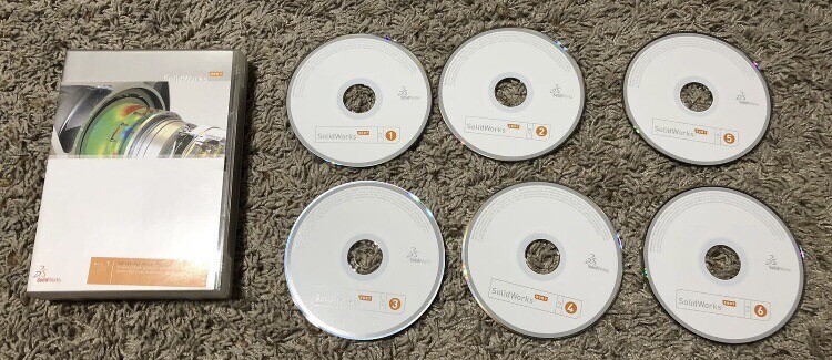SolidWorks 2007 Kit 1 & Kit 2 CD & DVD