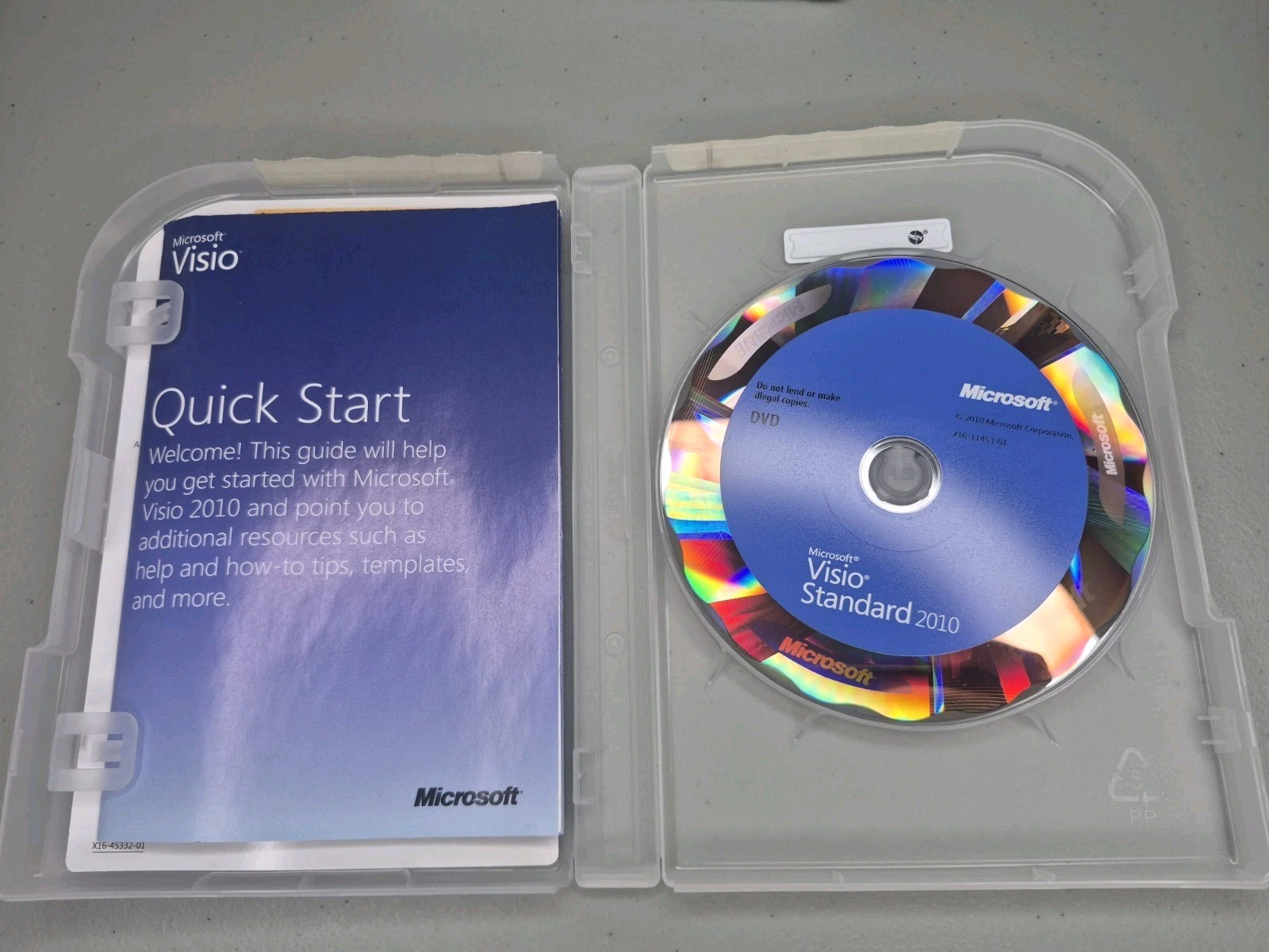 Microsoft Visio Standard 2010 – USED / KEY CODE IS USED