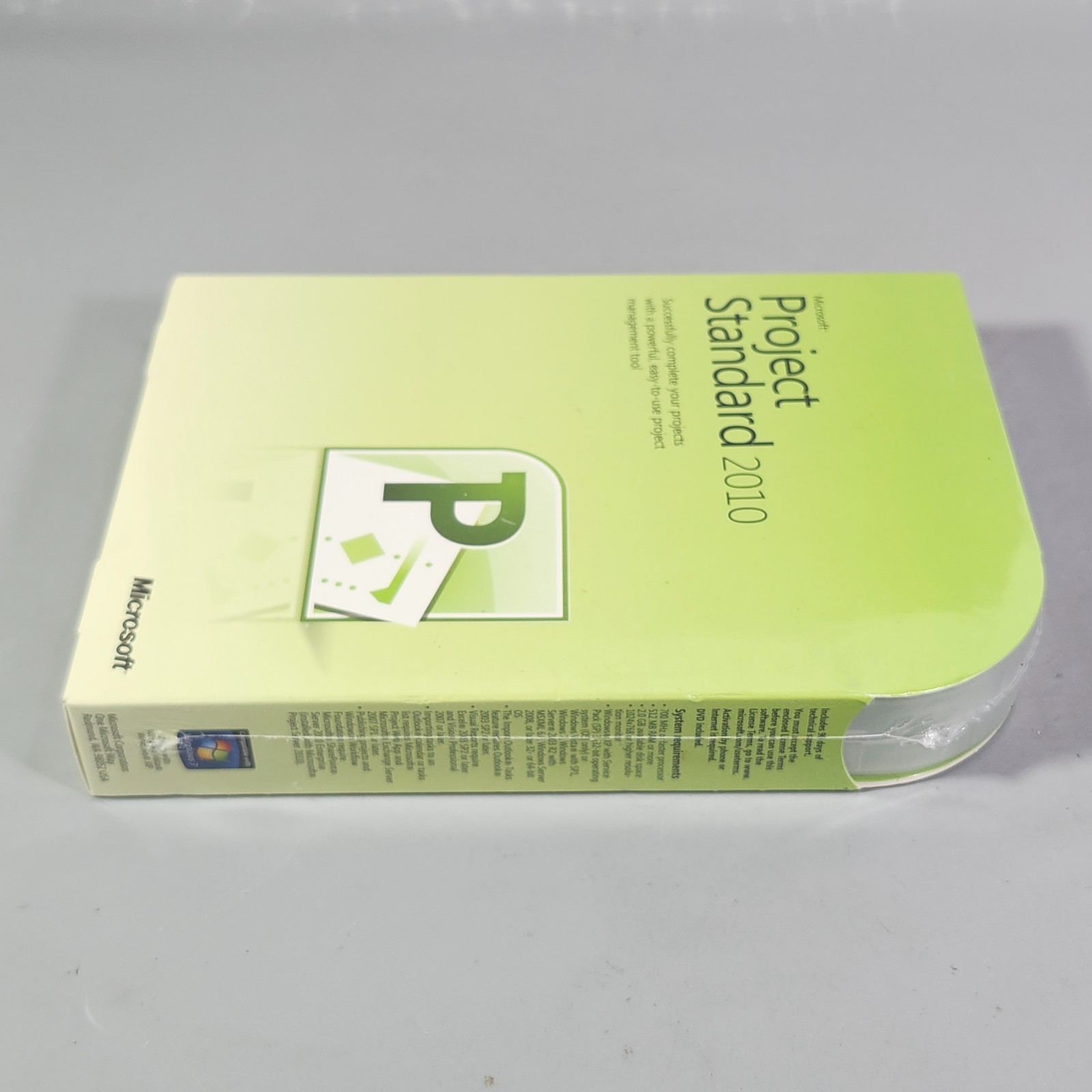 Microsoft Project Standard 2010 DVD Work Management Tool Windows Vista XP Sealed