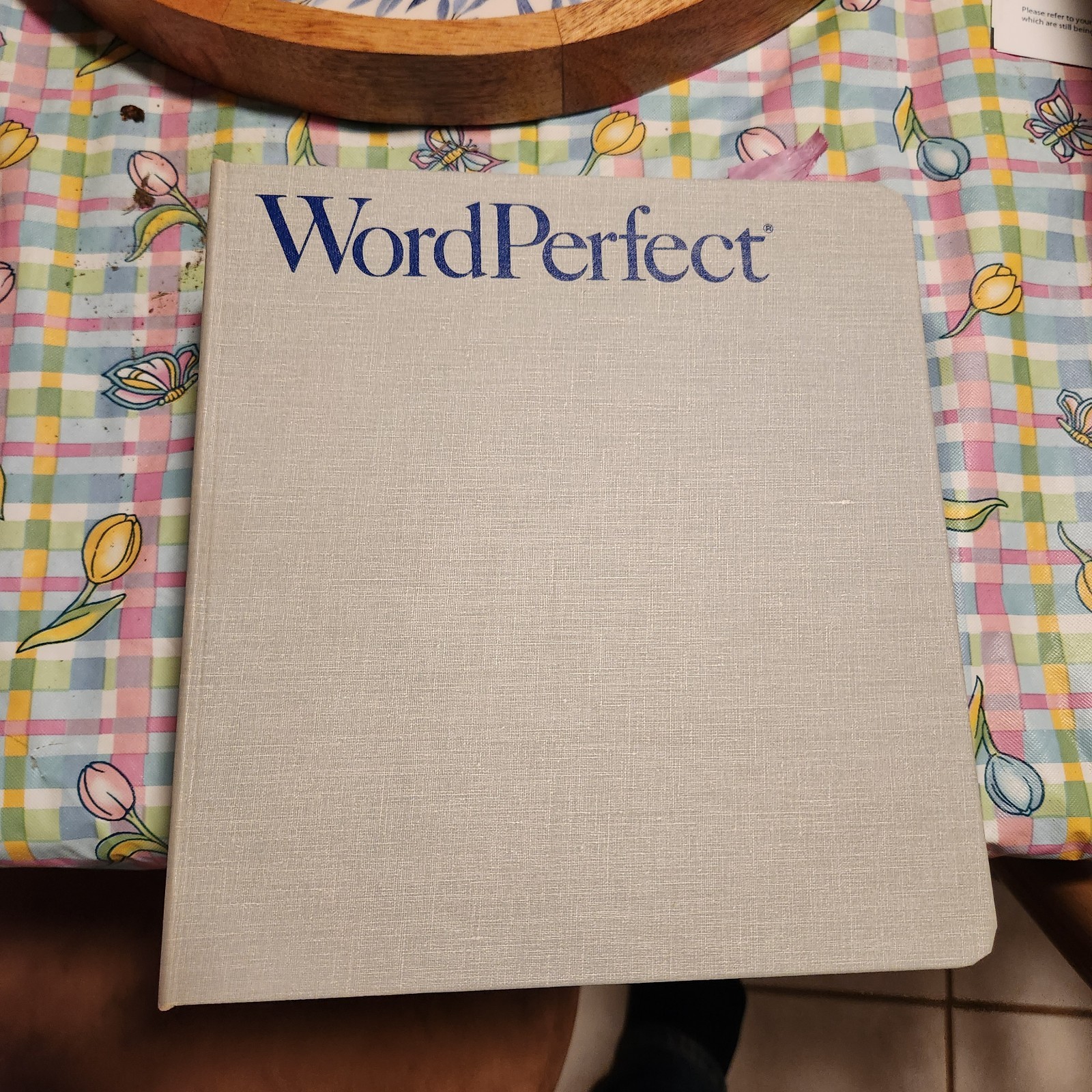 WordPerfect 5.1 Manual 3-Ring Binder 1990 Box Slip Case IBM PC