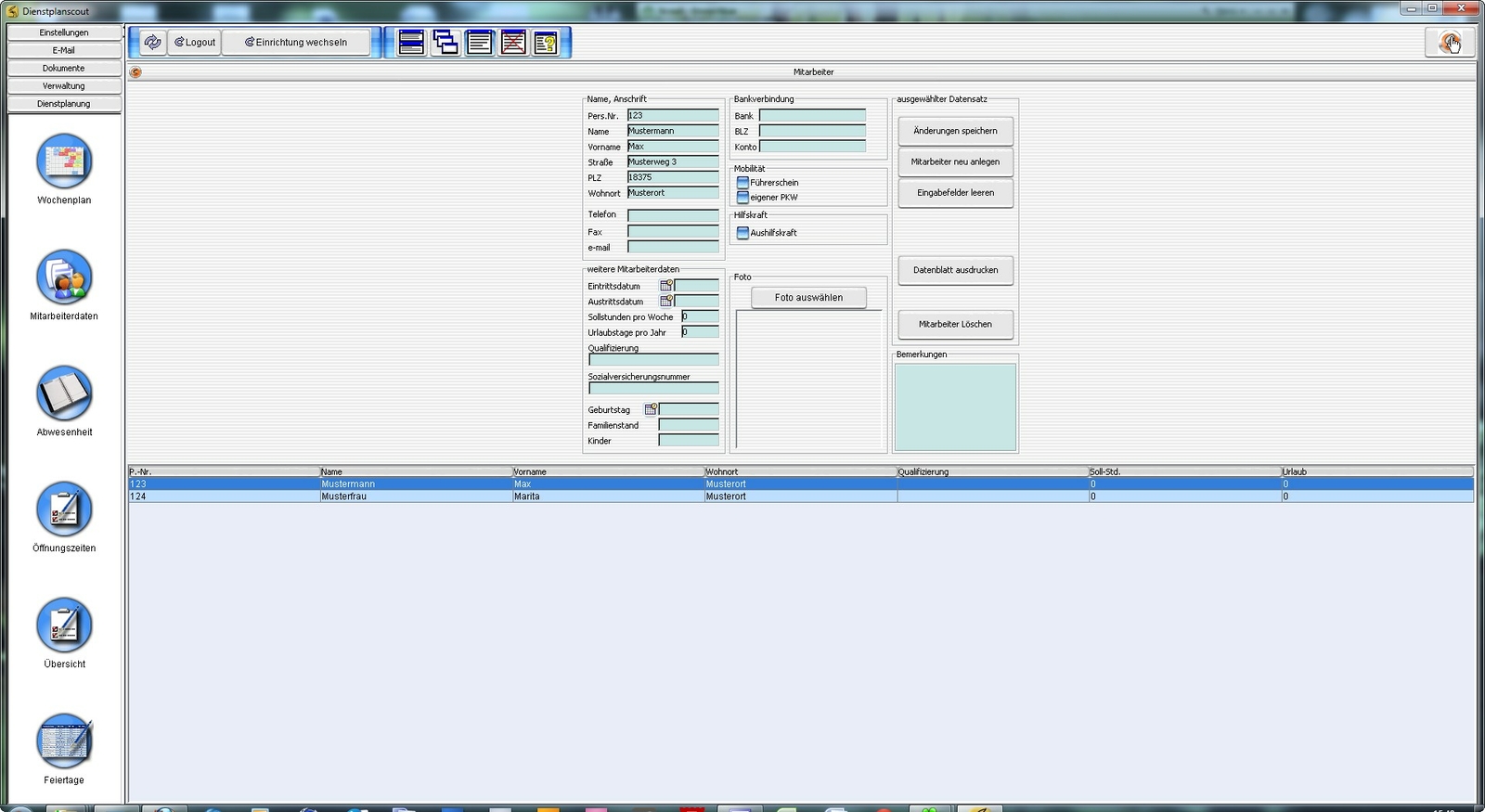 Staff Roster, Office Organizer, Staff Planning Software, Services, Scheduler