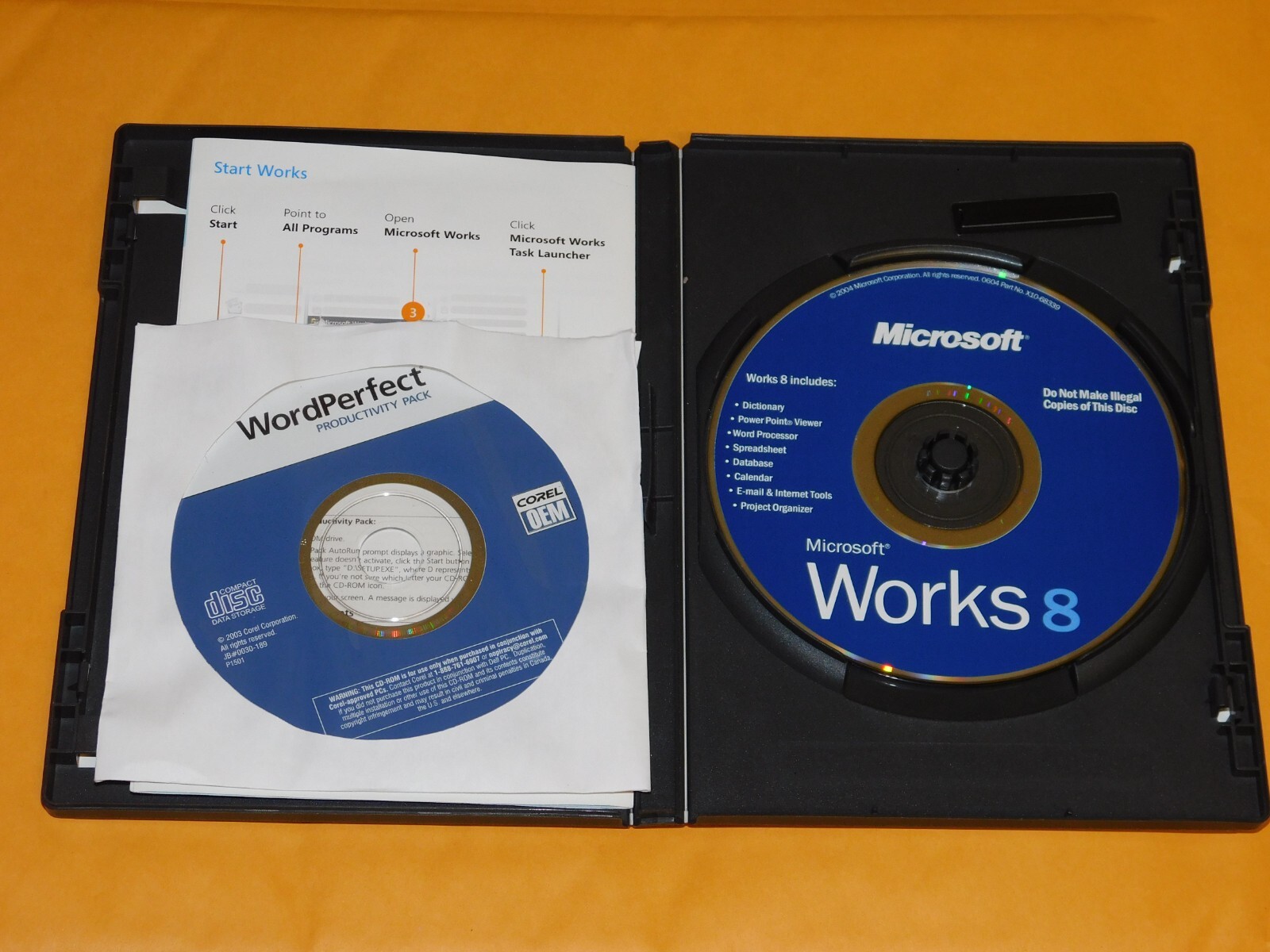 Microsort Works 8 (Windows PC, 2004) Fast Free Shipping