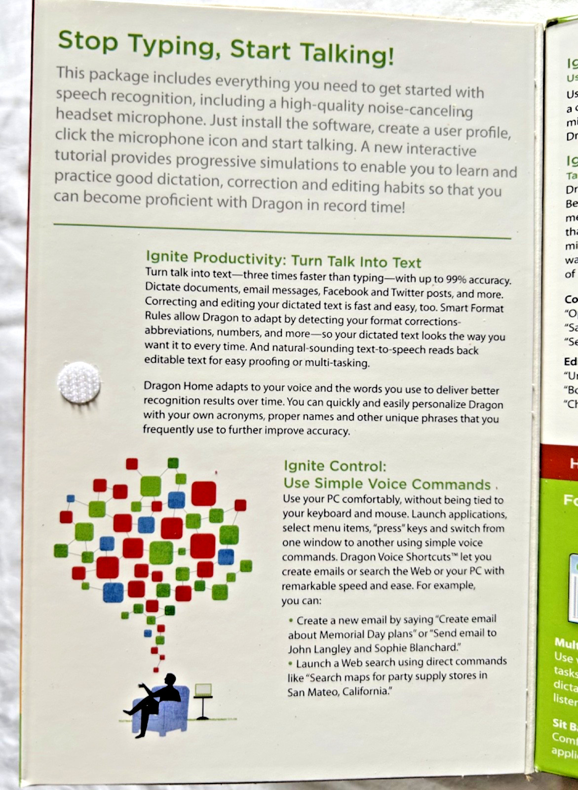 DRAGON Naturally Speaking Home Version 12 Speech Software Nuance NEW in Open Box