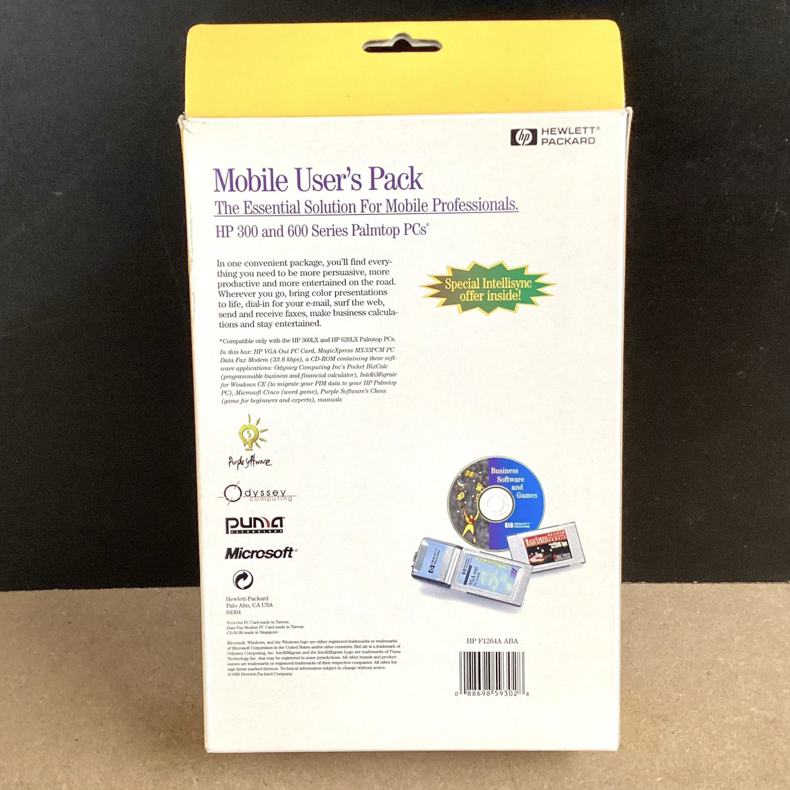 Mobile User’s Pack Software Bundle For Hp 300 & 600 Series Palmtop PCs