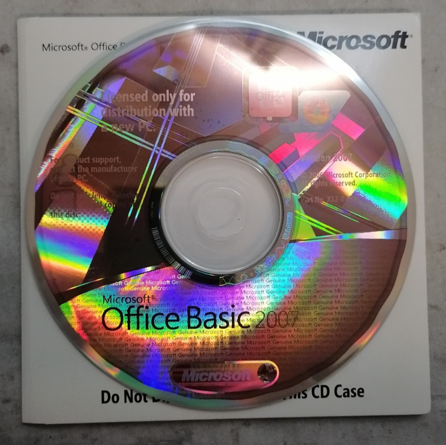 Microsoft Office Basics 2007 P/N: X12-07141