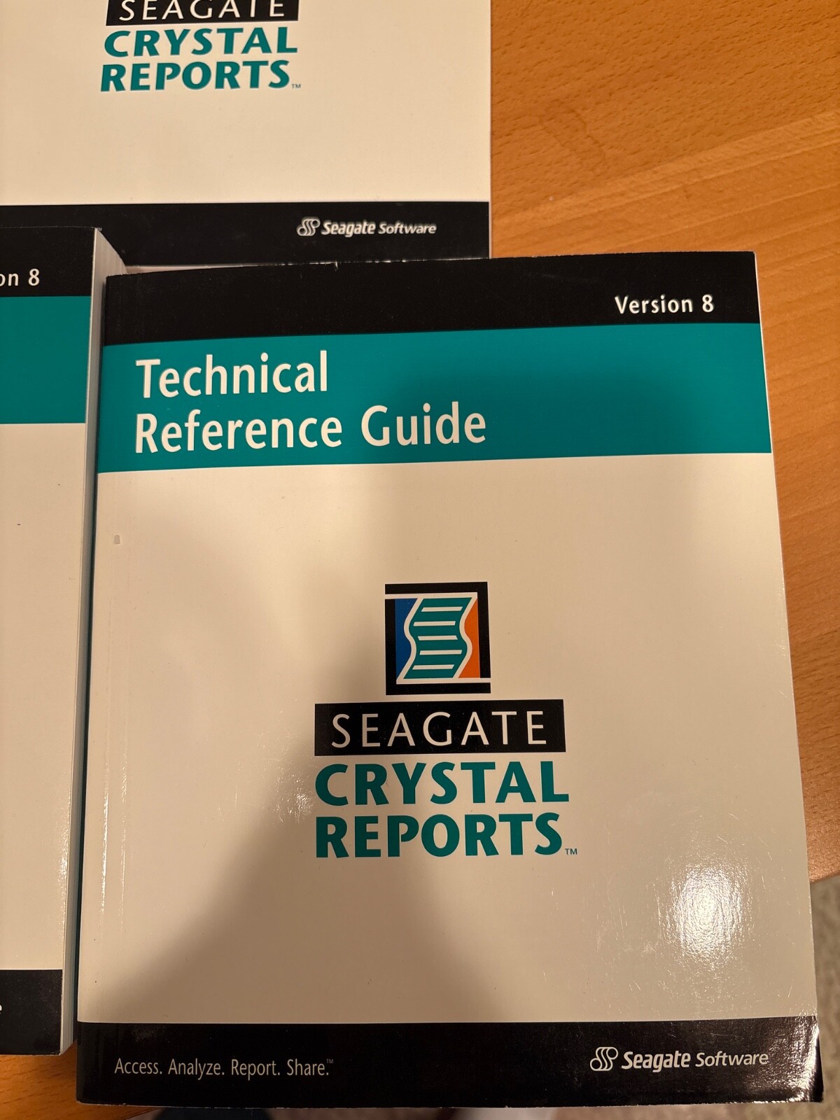 BRAND NEW .Seagate Crystal Reports User’s guide, Technical Reference, WebRpt