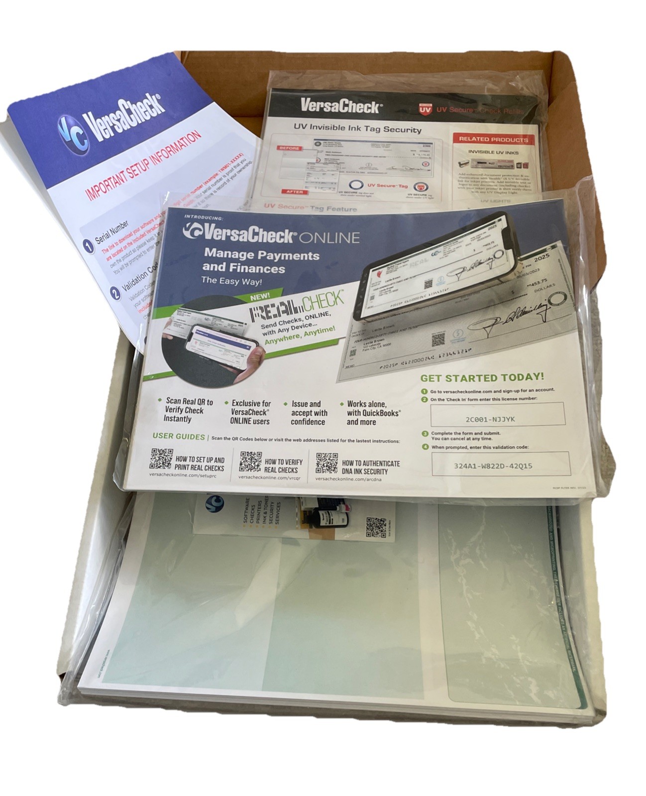 VersaCheck X9 2025 for Quickbooks 5 Users + VersaCheck ONLINE Gold 1yr Sub