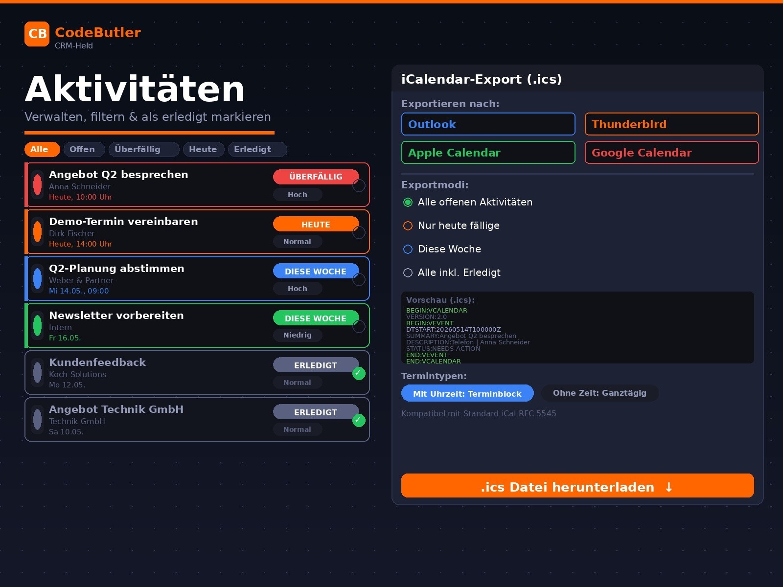 CRM Software Customer Management Contacts Activities Offline No Subscription Windows Mac